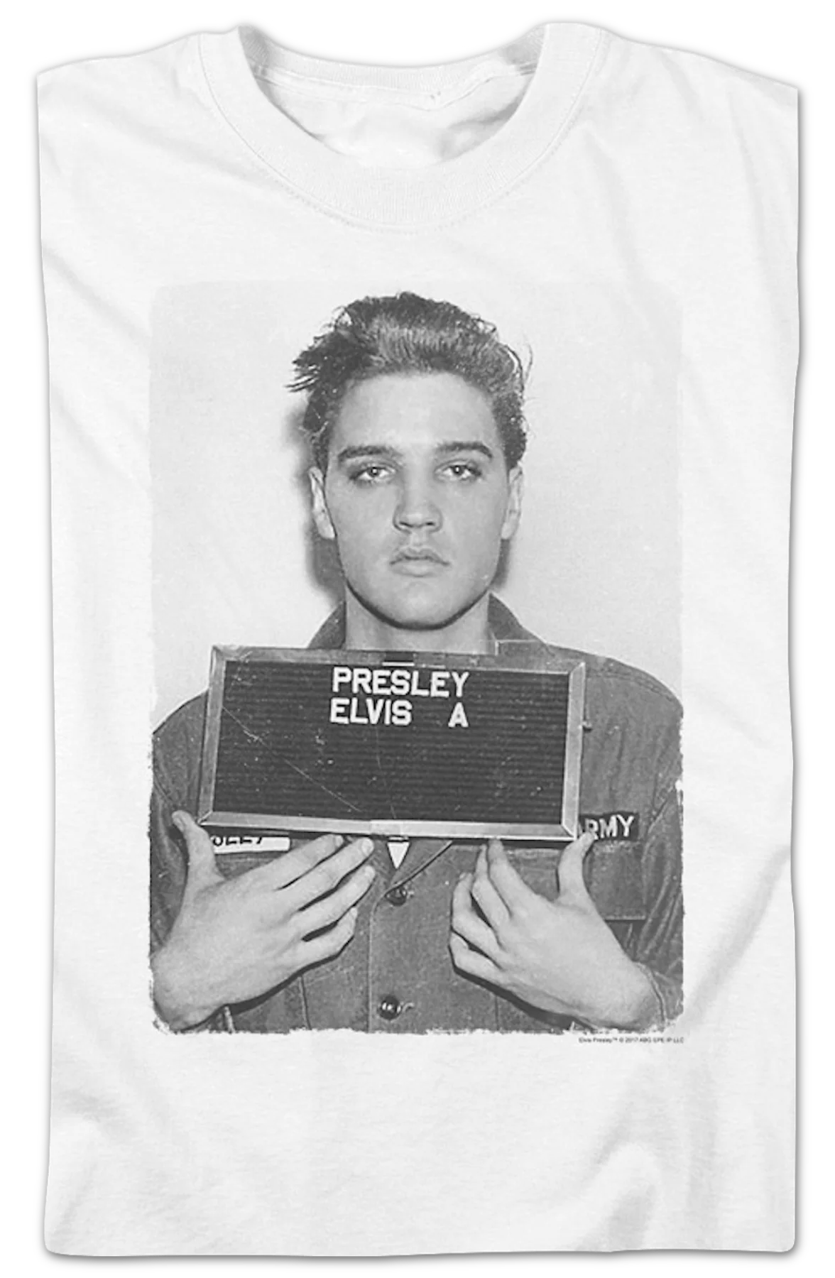 Discharge Photo Elvis Presley T-Shirt - Image 2