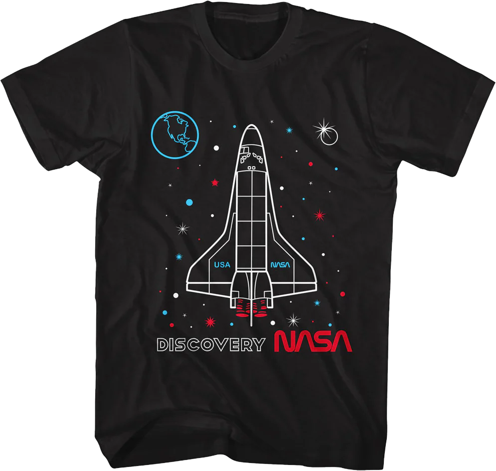 Discovery Outline NASA T-Shirt