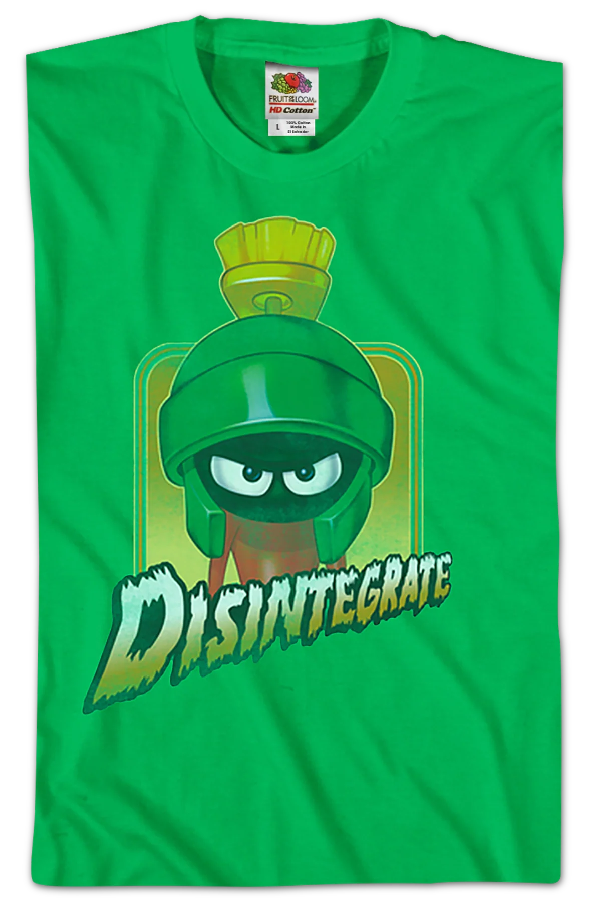 Disintegrate Marvin The Martian Looney Tunes T-Shirt - Image 2