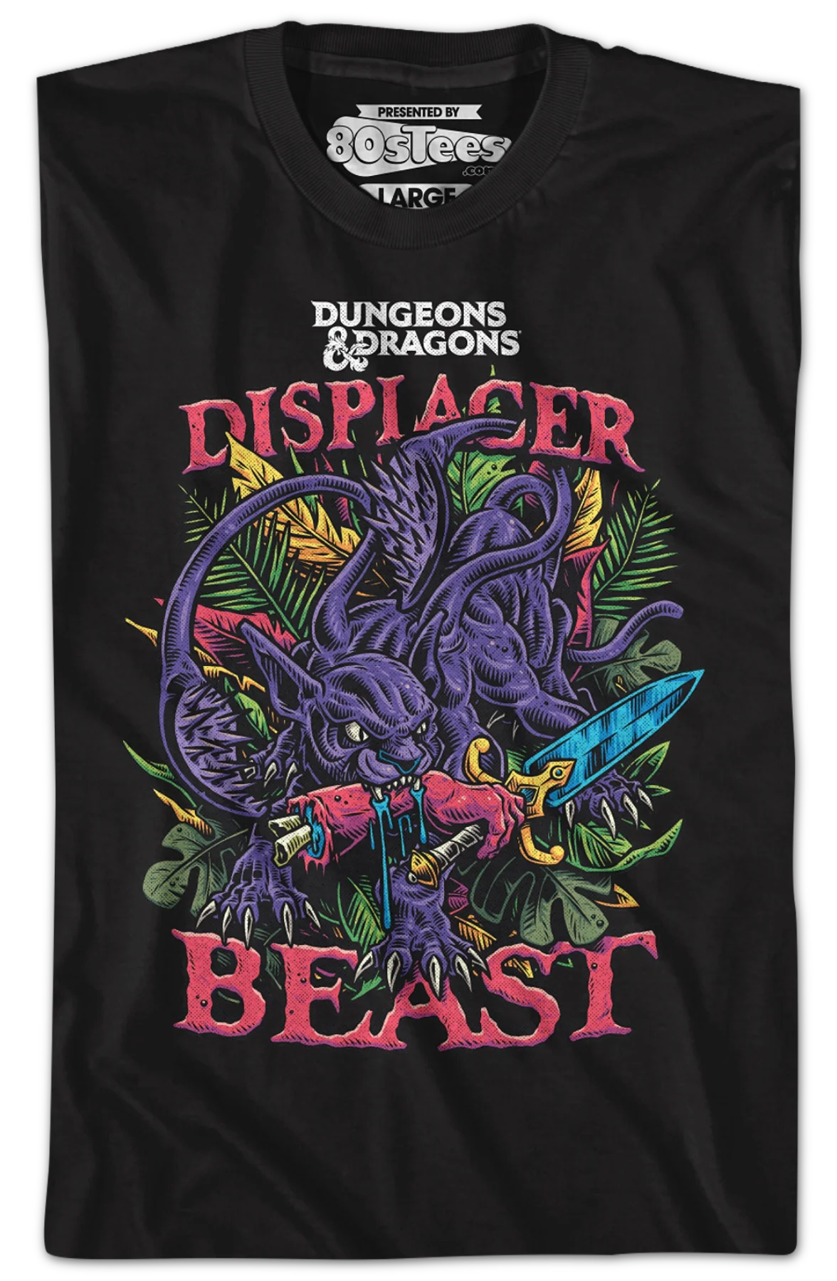 Displacer Beast Dungeons & Dragons T-Shirt - Image 2