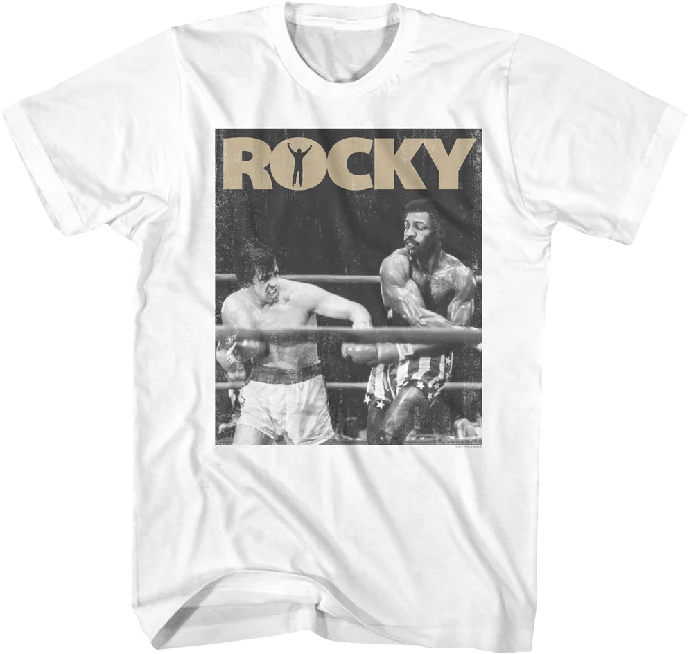 Distressed Apollo vs Rocky T-Shirt
