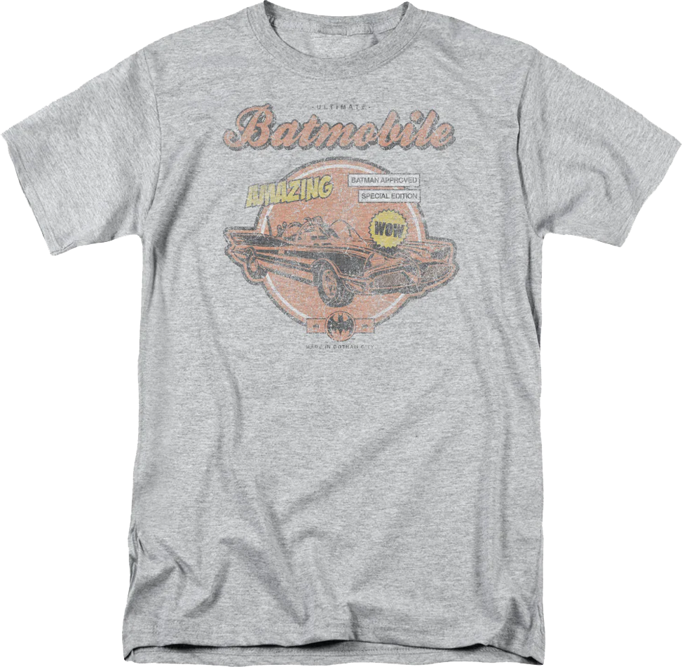 Distressed Batmobile DC Comics T-Shirt