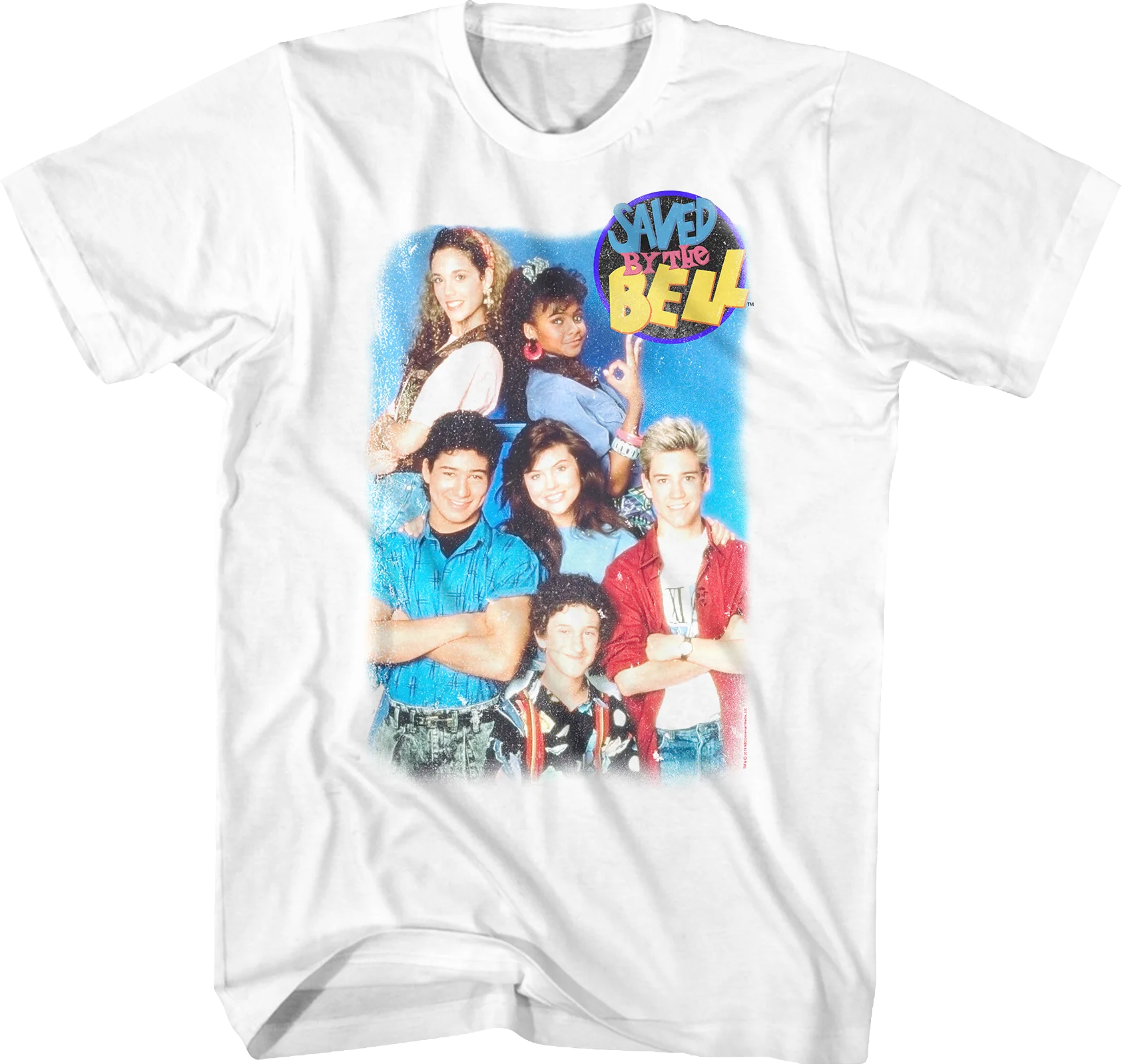 Distressed Bayside Students Saved By The Bell T-Shirt