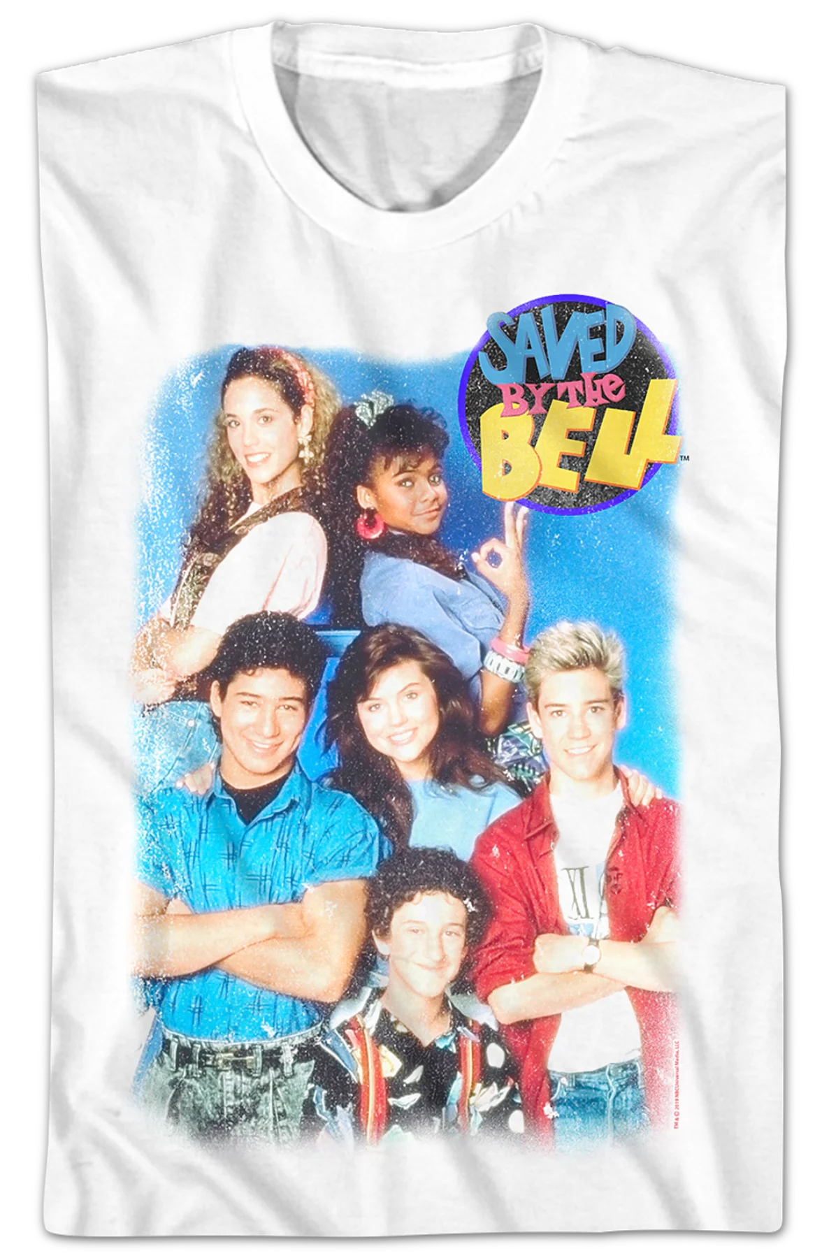 Distressed Bayside Students Saved By The Bell T-Shirt - Image 2