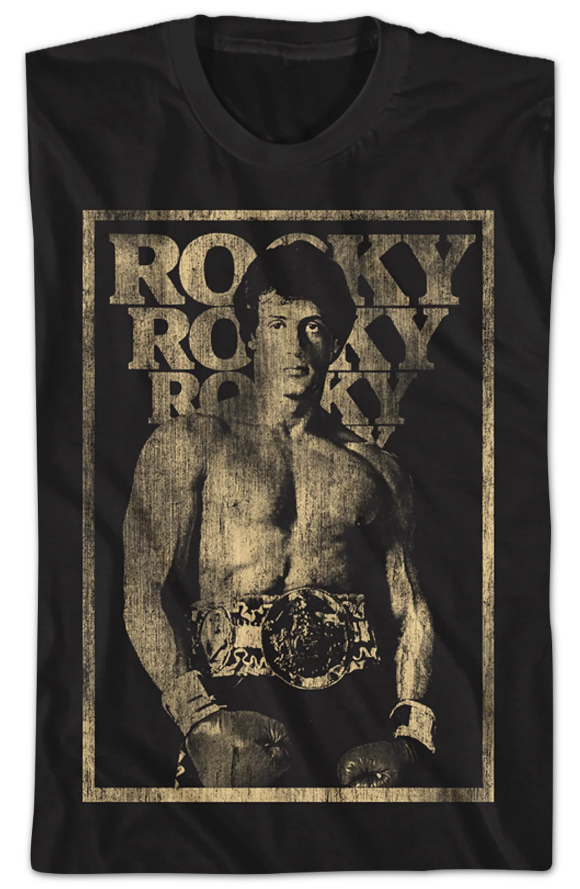 Distressed Championship Rocky T-Shirt - Image 2