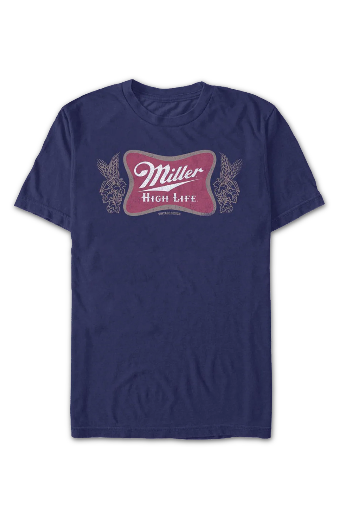 Distressed Charcoal Logo Miller High Life T-Shirt - Image 2