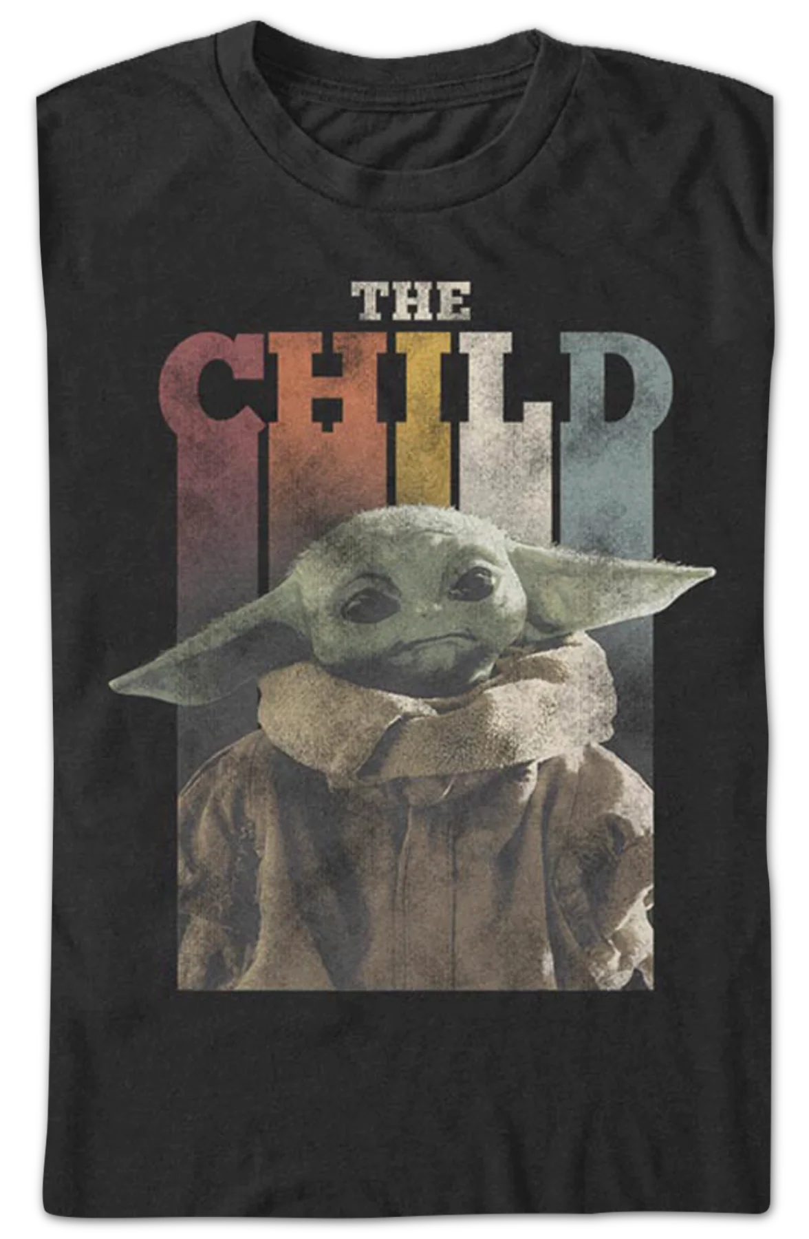 Distressed Child The Mandalorian Star Wars T-Shirt - Image 2