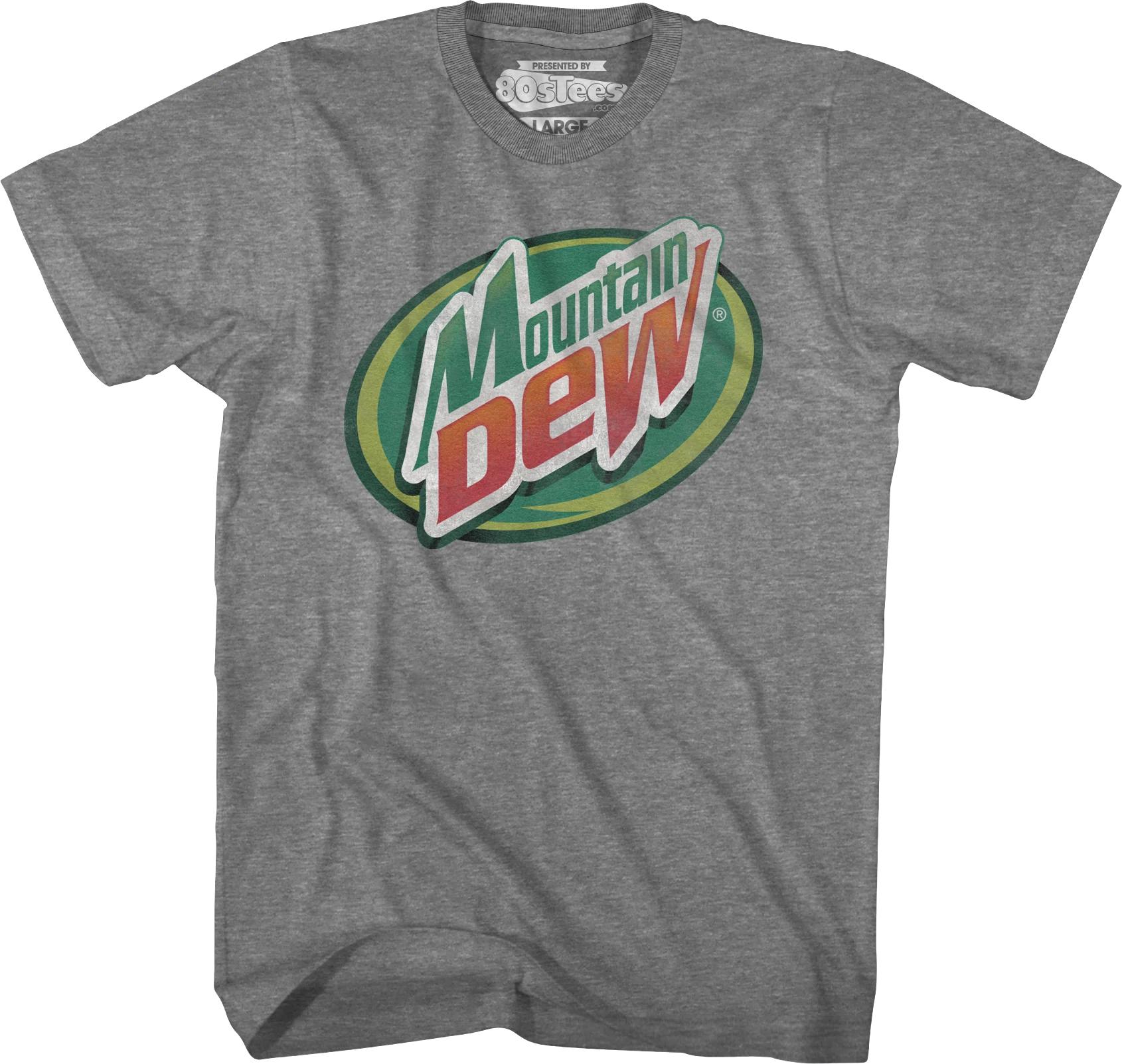 Distressed Circle Logo Mountain Dew T-Shirt