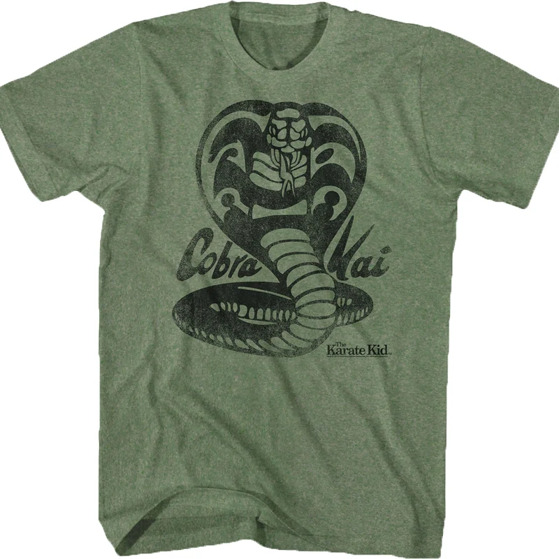 Distressed Cobra Kai Logo Karate Kid T-Shirt