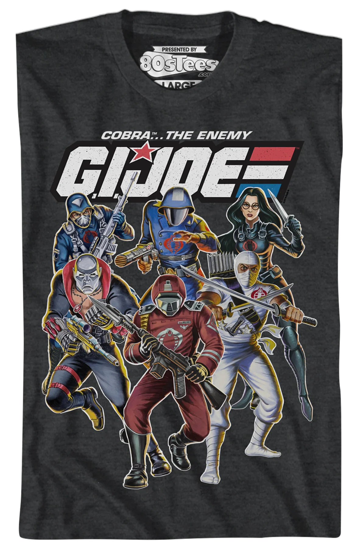 Distressed Cobra Members GI Joe T-Shirt - Image 2