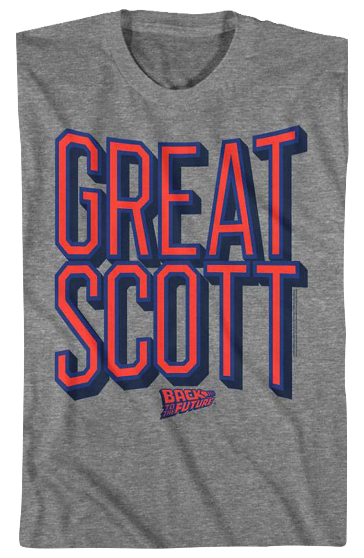 Distressed Great Scott Back To The Future T-Shirt - Image 2