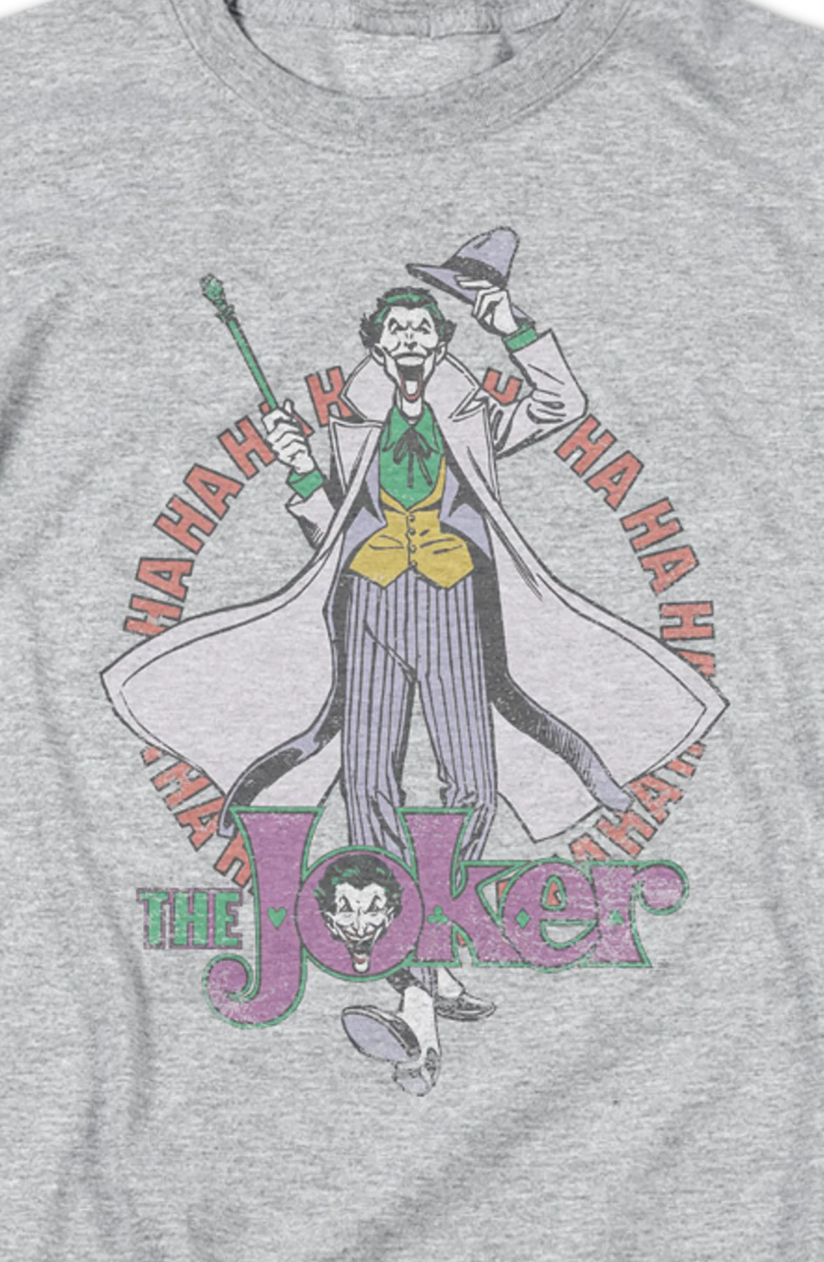Distressed Joker DC Comics T-Shirt - Image 2