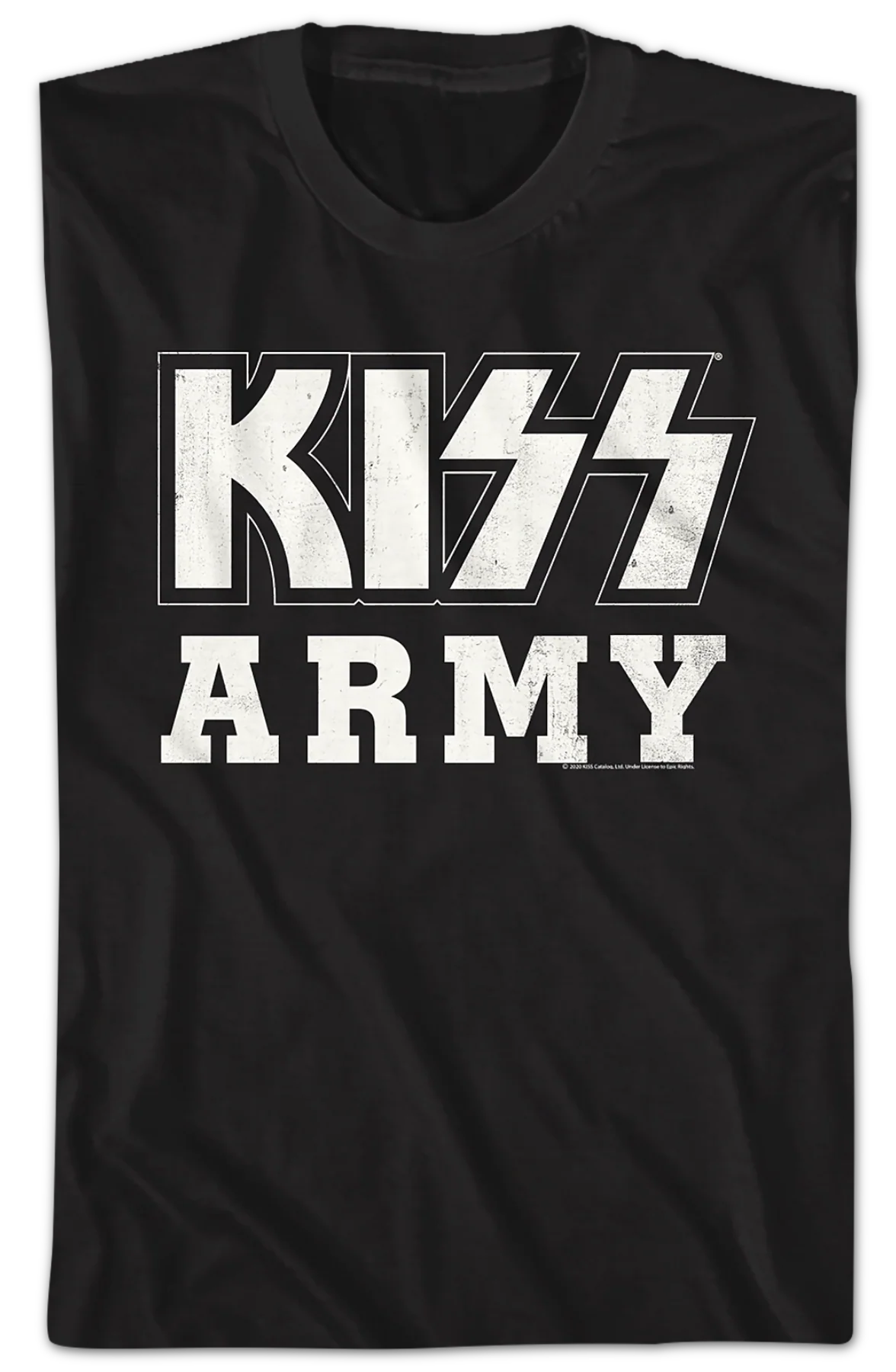 Distressed KISS Army Shirt - Image 2