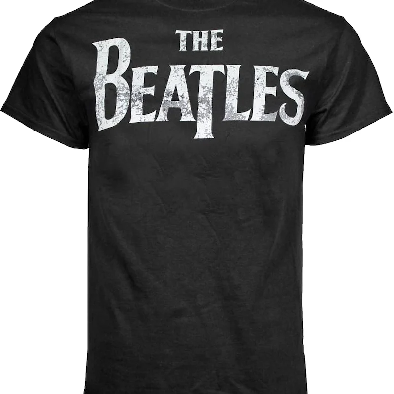Distressed Logo Beatles T-Shirt