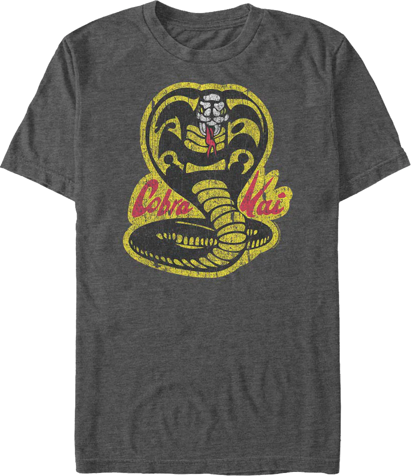 Distressed Logo Cobra Kai T-Shirt