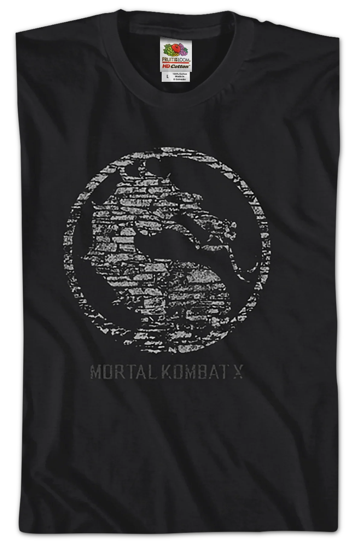 Distressed Logo Mortal Kombat X T-Shirt - Image 2