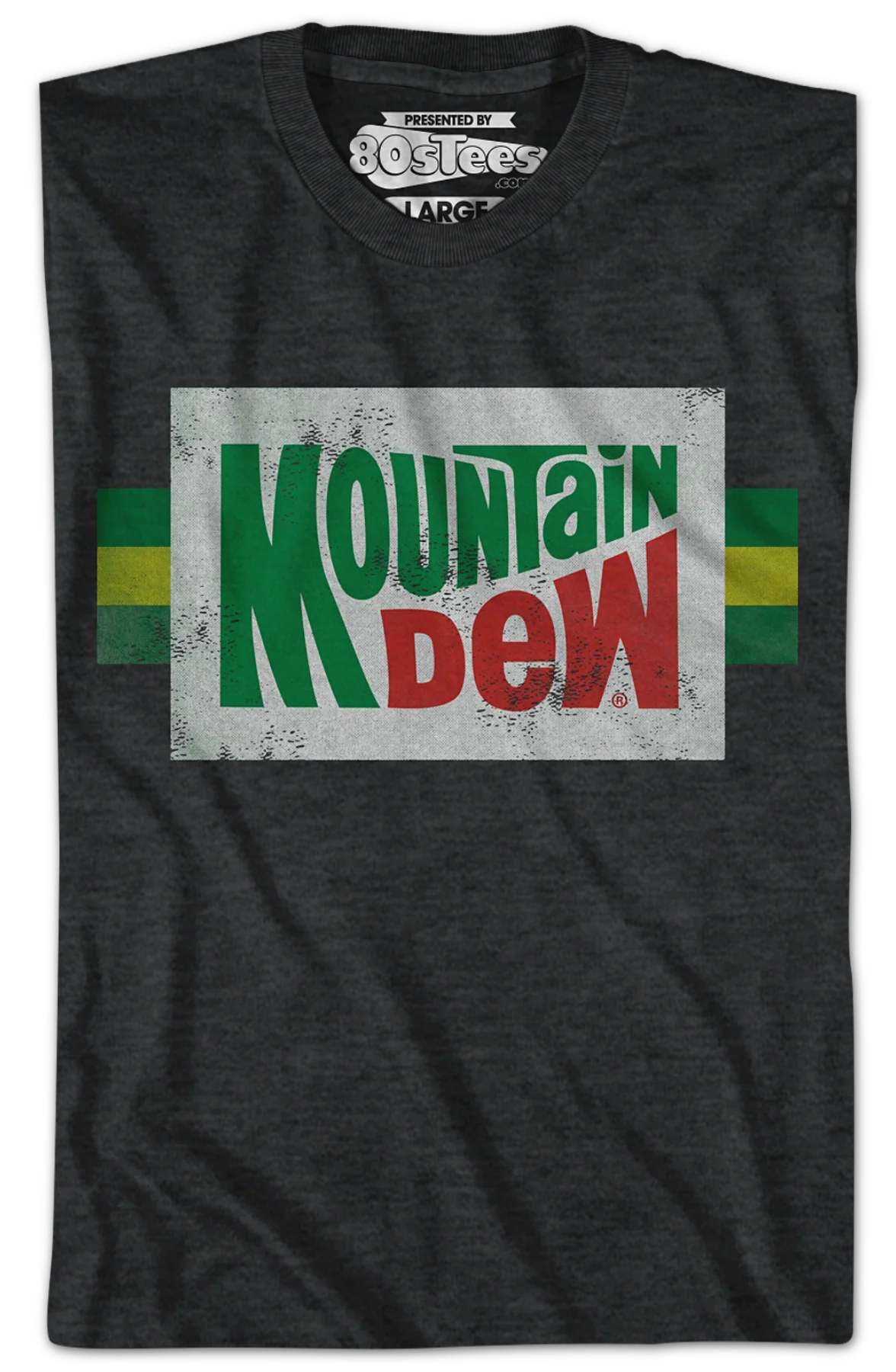 Distressed Logo Mountain Dew T-Shirt - Image 2