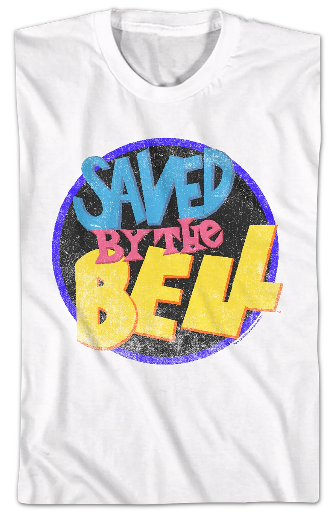 Distressed Logo Saved By The Bell T-Shirt - Image 2