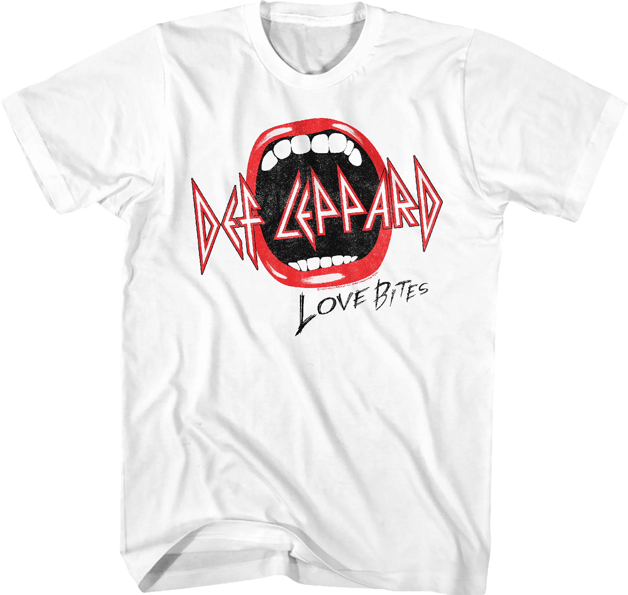 Distressed Love Bites Def Leppard T-Shirt