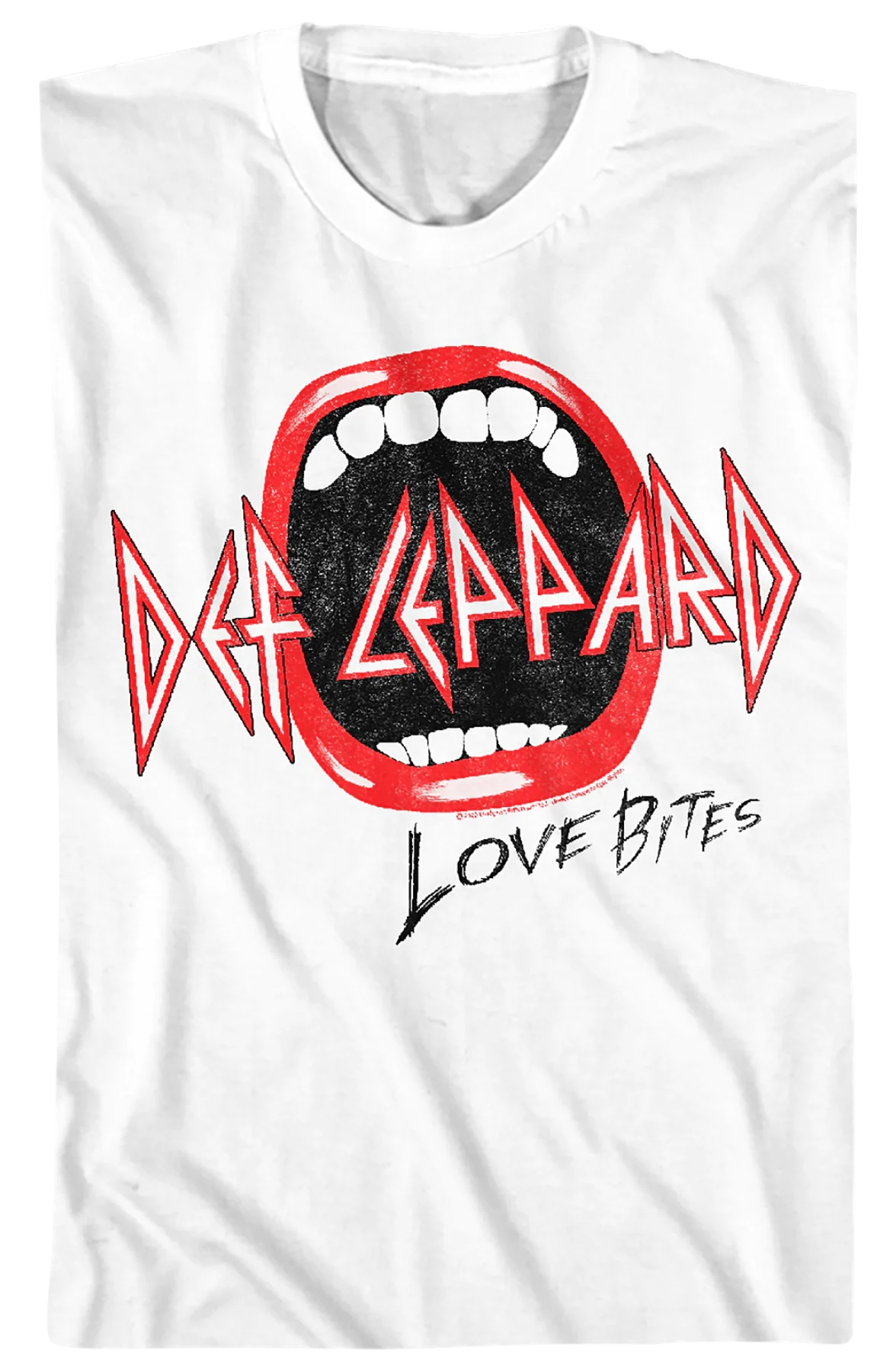 Distressed Love Bites Def Leppard T-Shirt - Image 2
