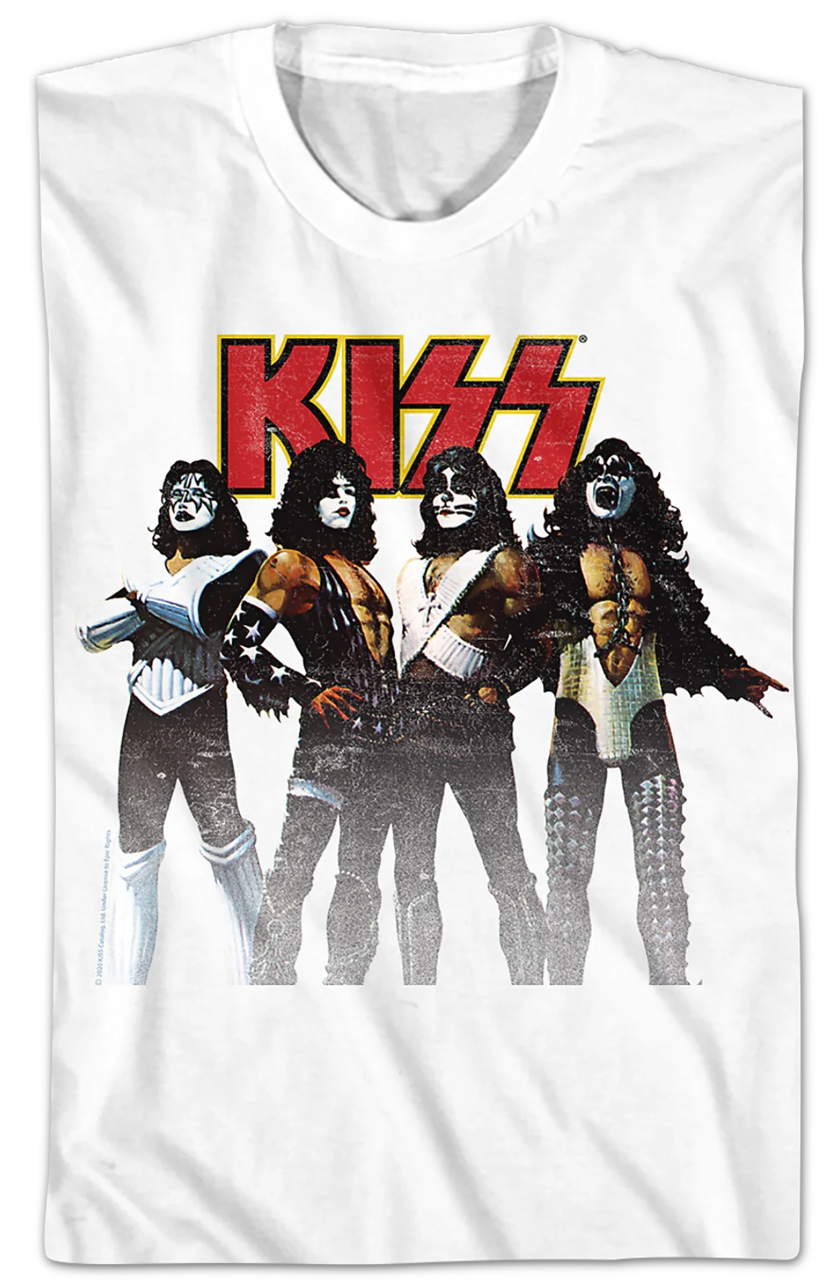 Distressed Love Gun KISS T-Shirt - Image 2