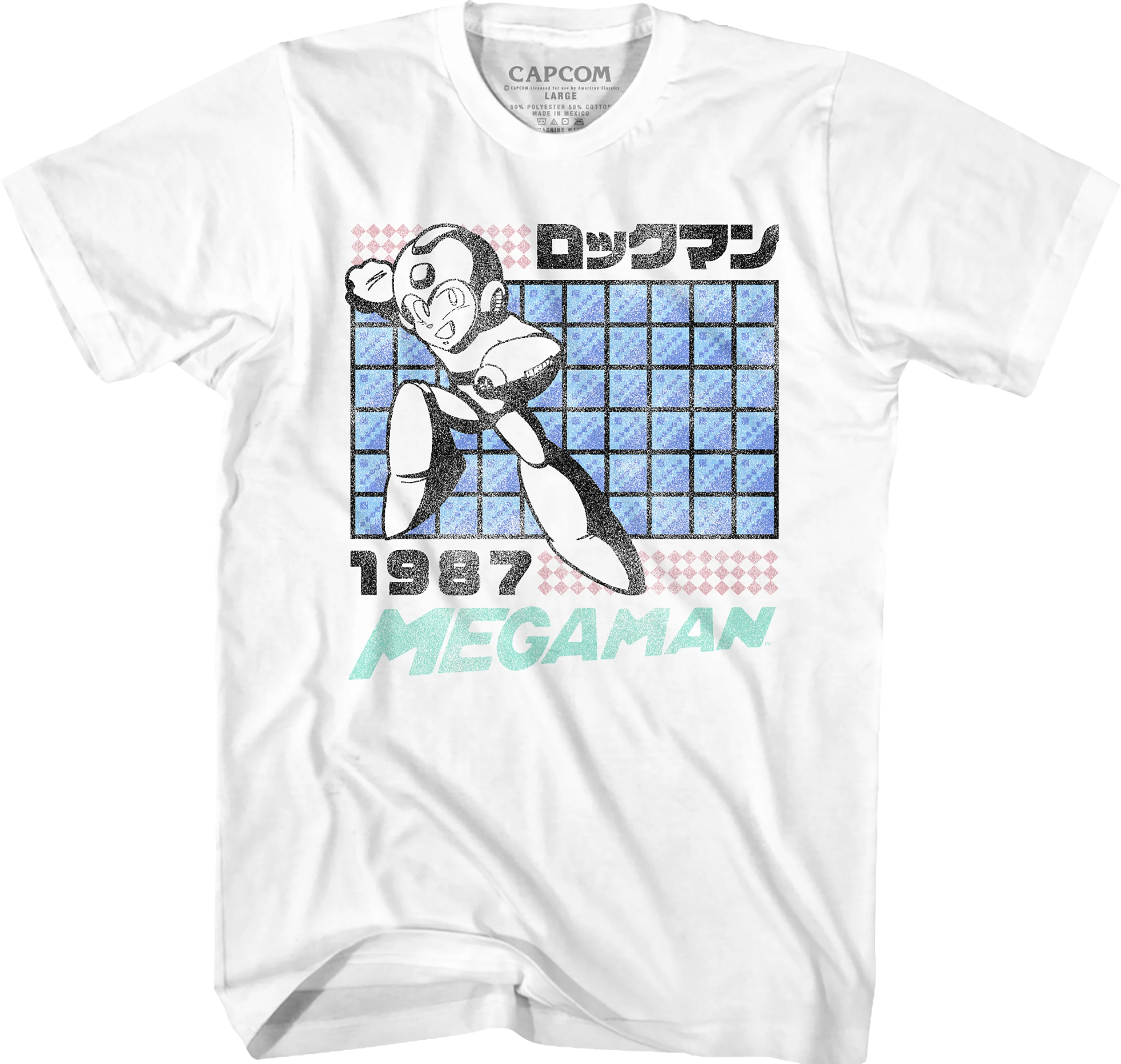 Distressed Mega Man T-Shirt