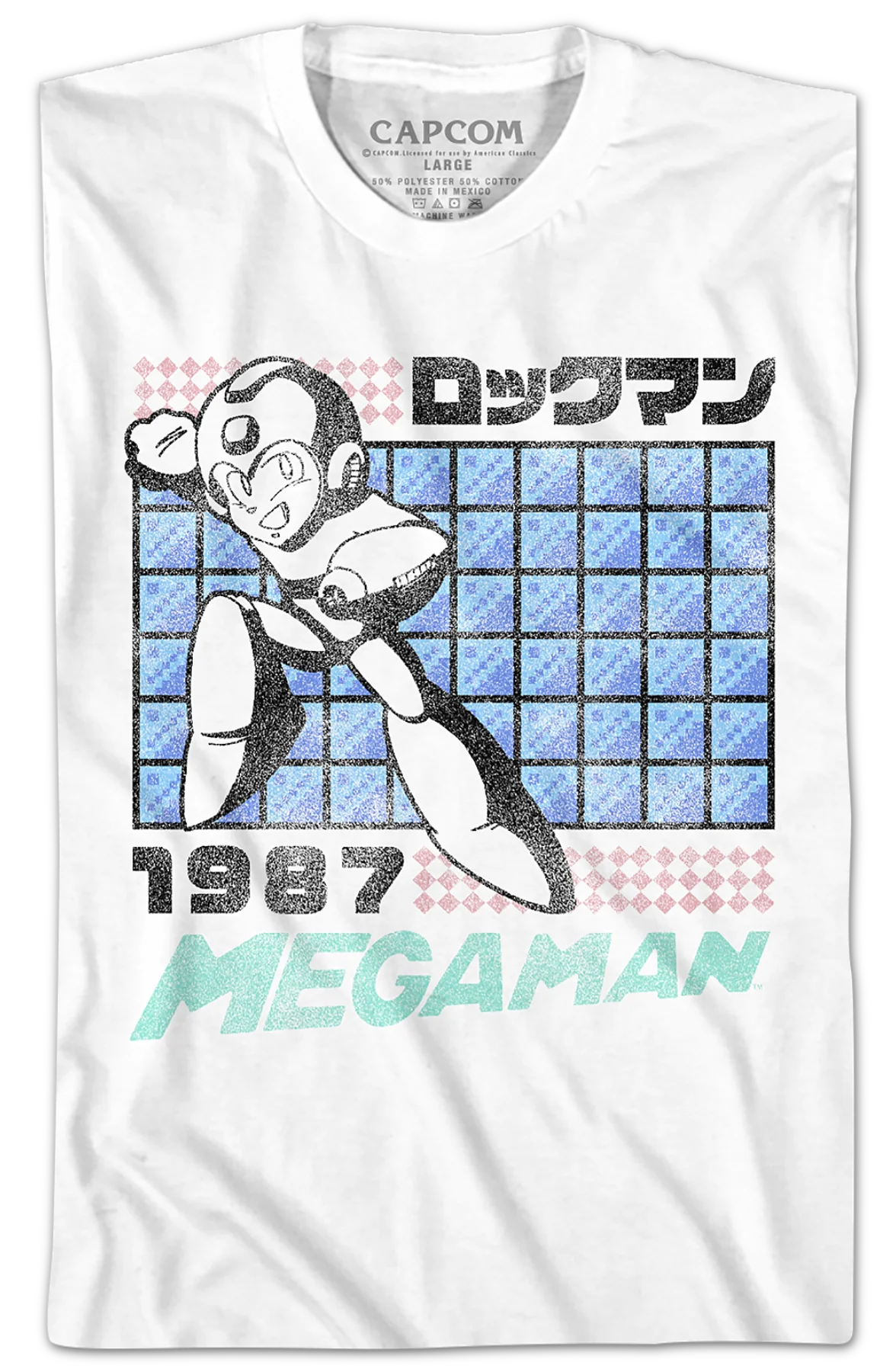 Distressed Mega Man T-Shirt - Image 2