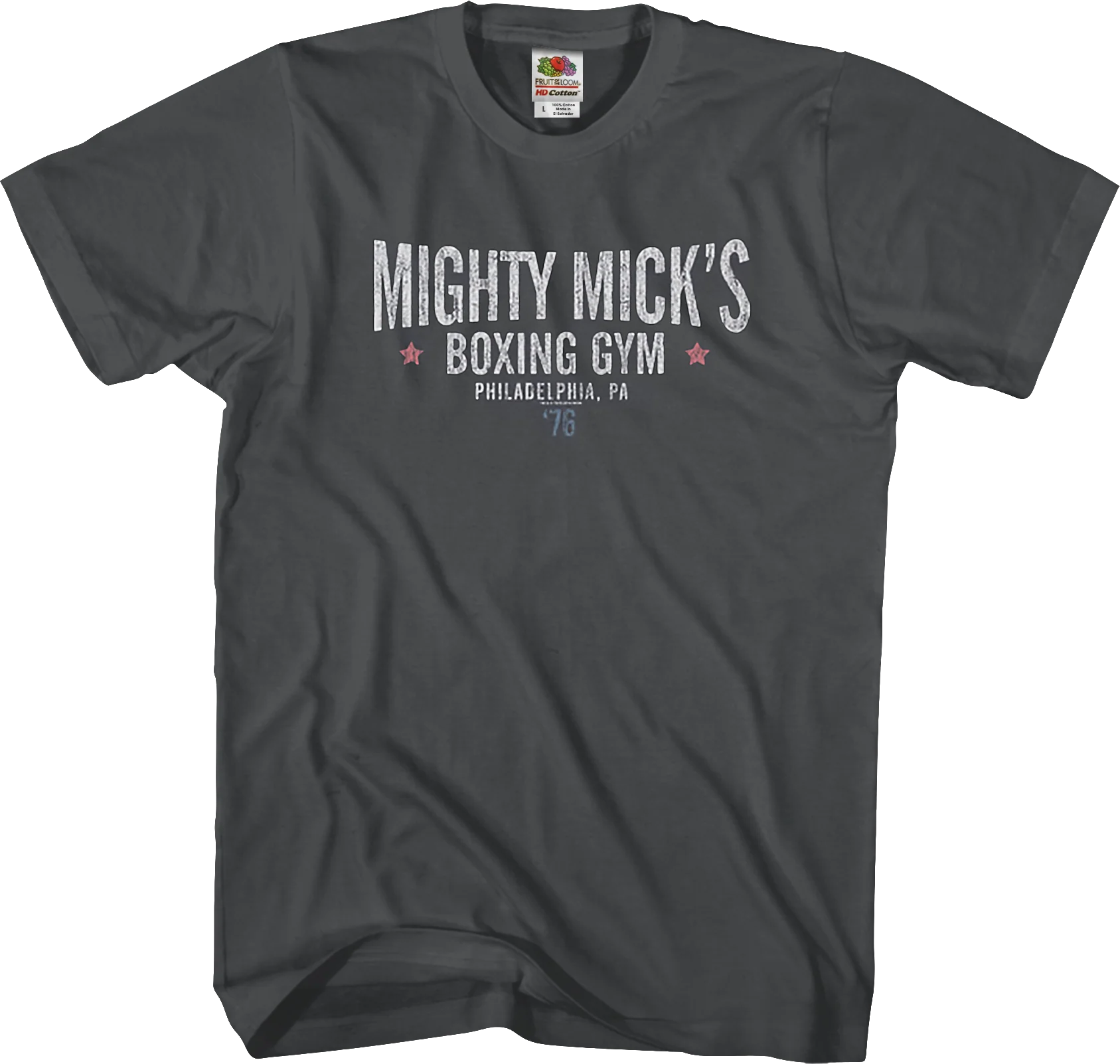 Distressed Mighty Mick's Boxing Gym Rocky T-Shirt