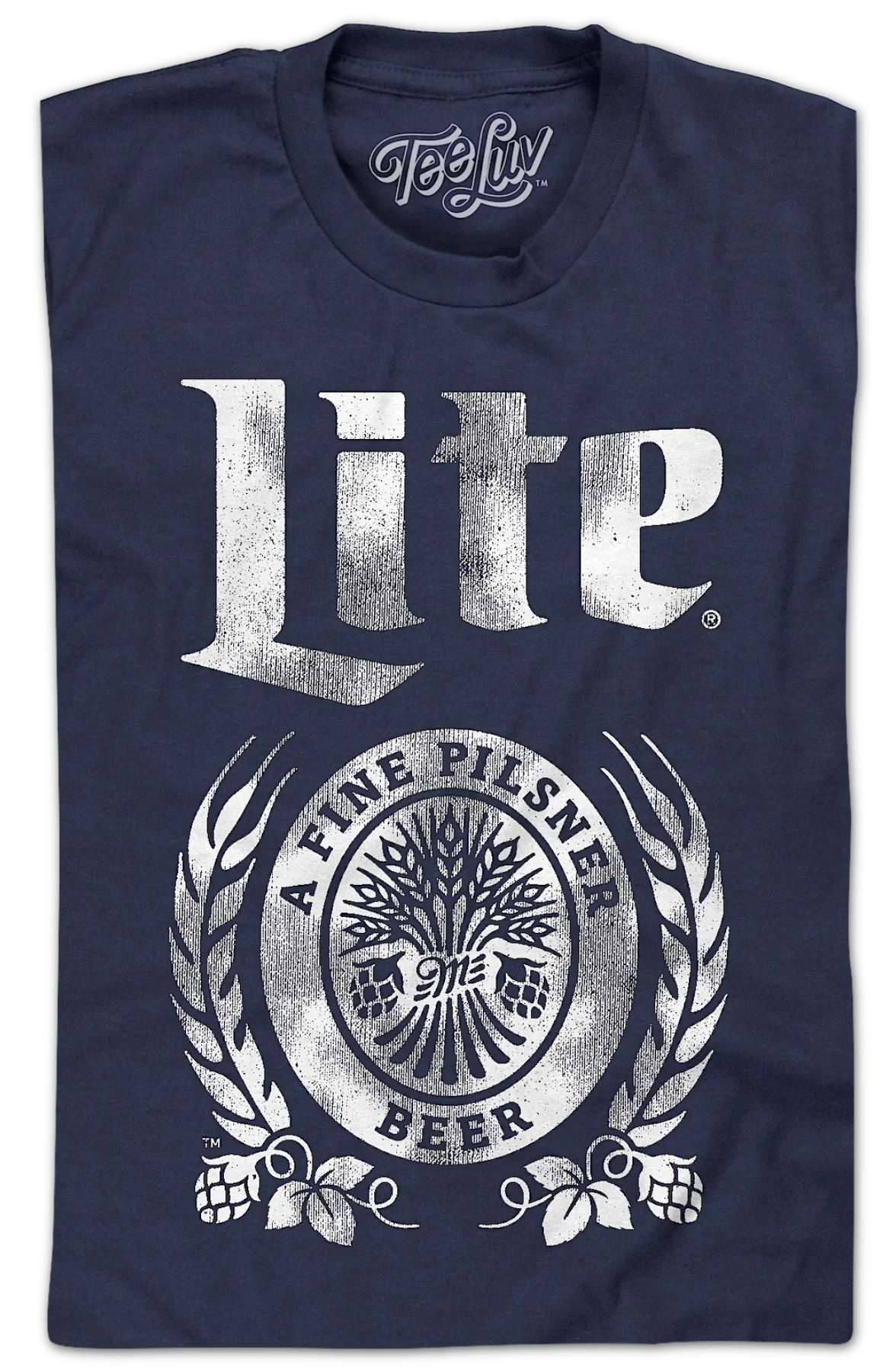 Distressed Miller Lite T-Shirt - Image 2