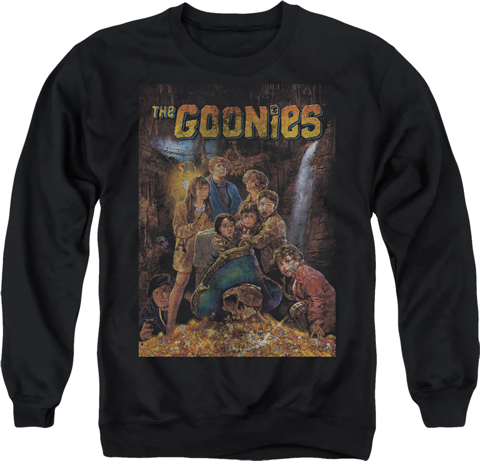 Distressed Poster Goonies Sweatshirt