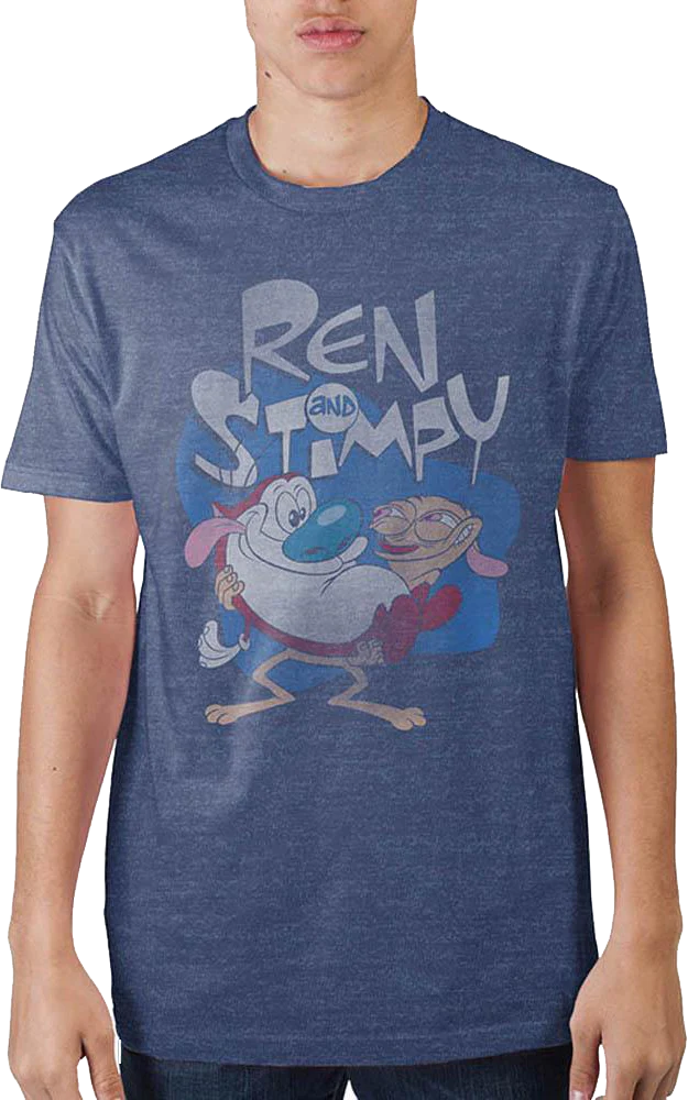 Distressed Ren And Stimpy T-Shirt