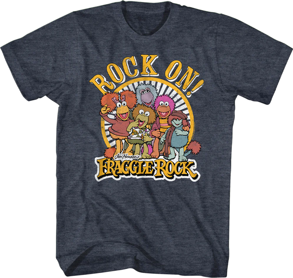 Distressed Rock On Fraggle Rock T-Shirt