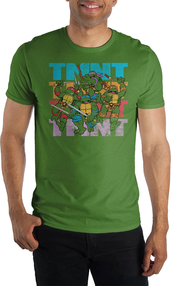 Distressed Teenage Mutant Ninja Turtles T-Shirt