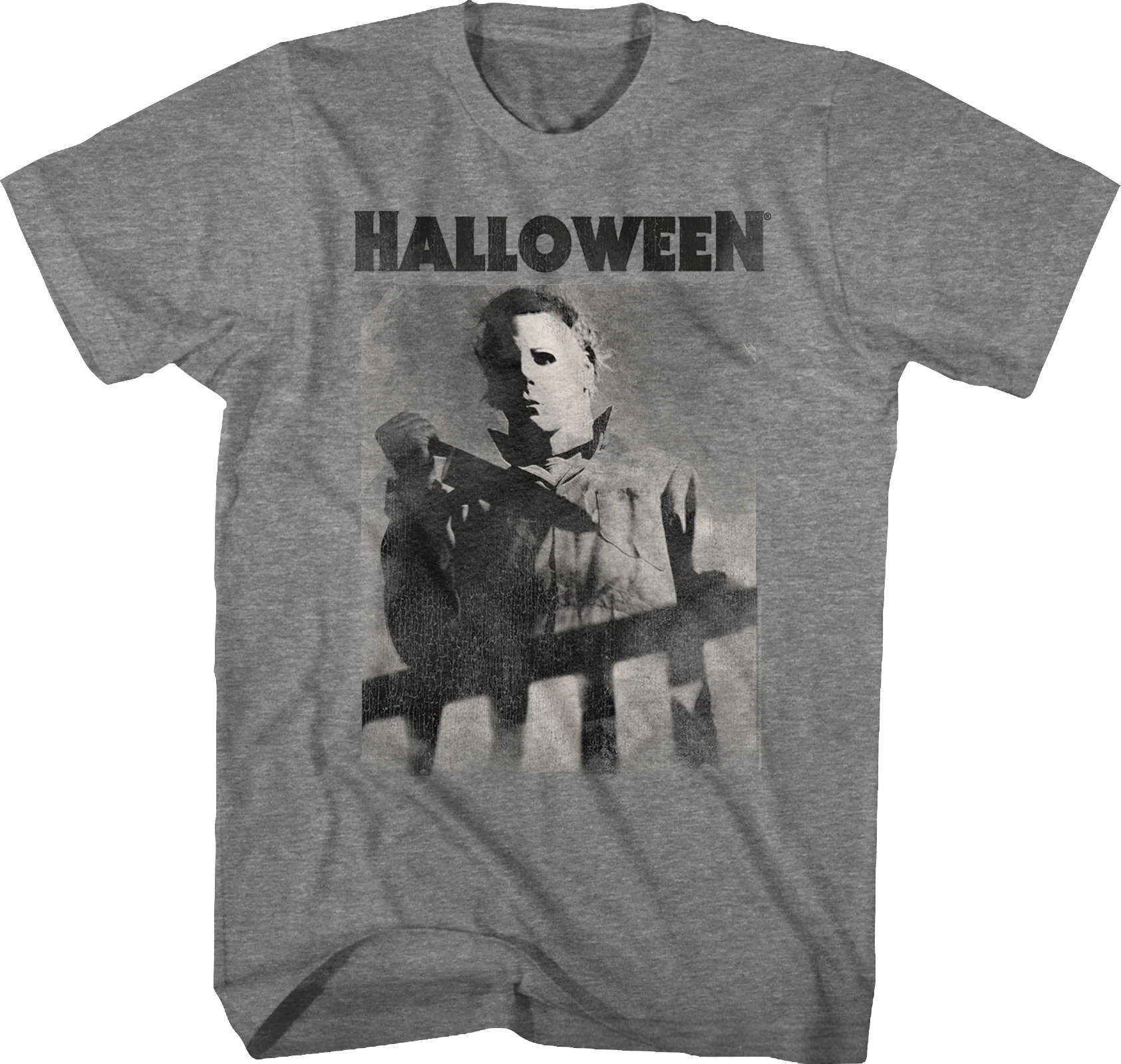 Distressed The Shape Halloween T-Shirt