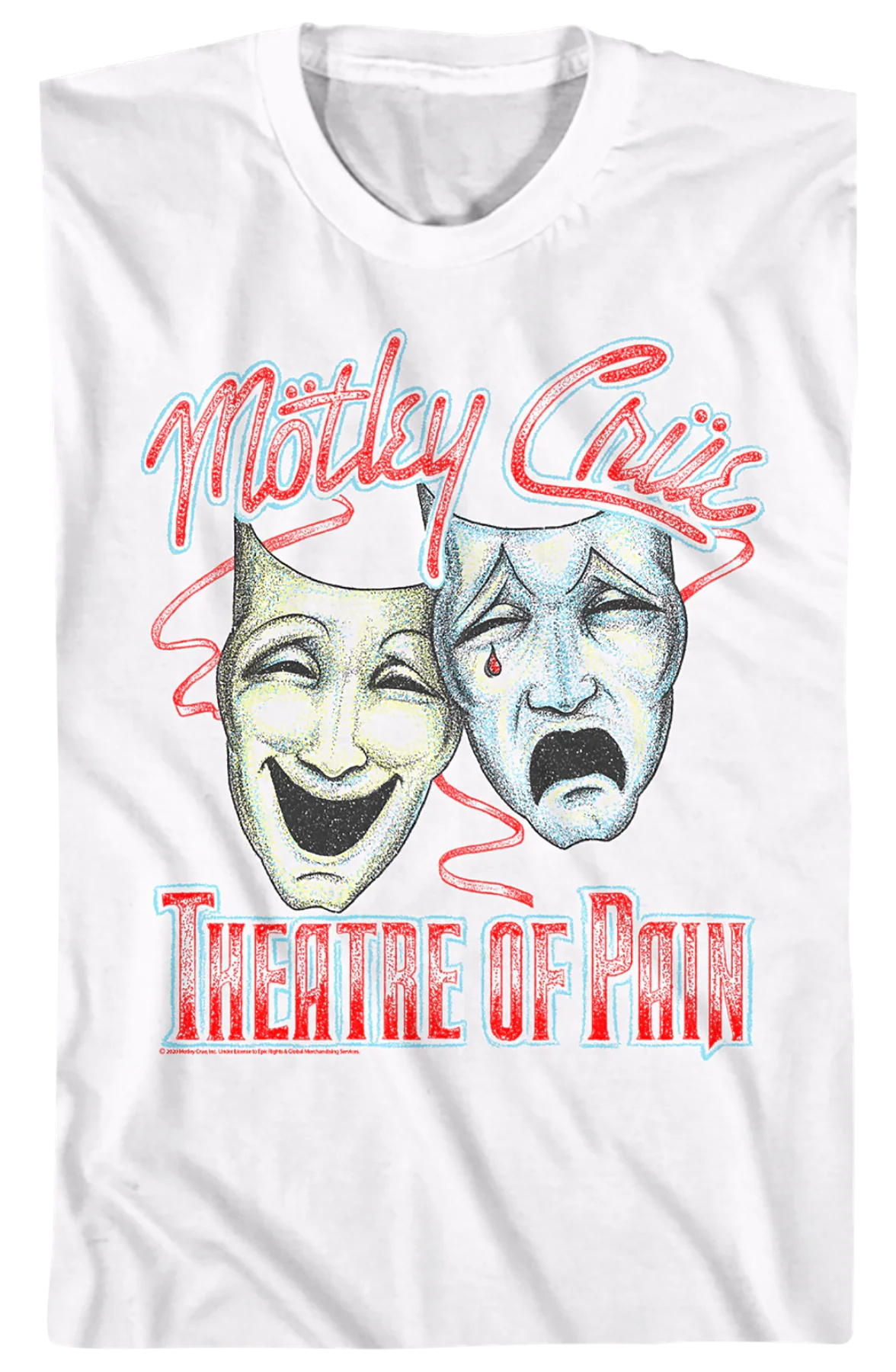Distressed Theatre Of Pain Motley Crue T-Shirt - Image 2
