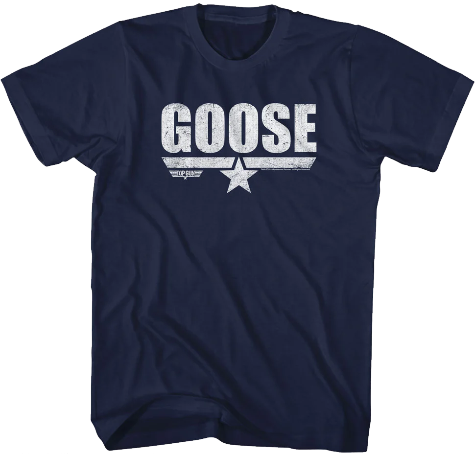 Distressed Top Gun Goose T-Shirt