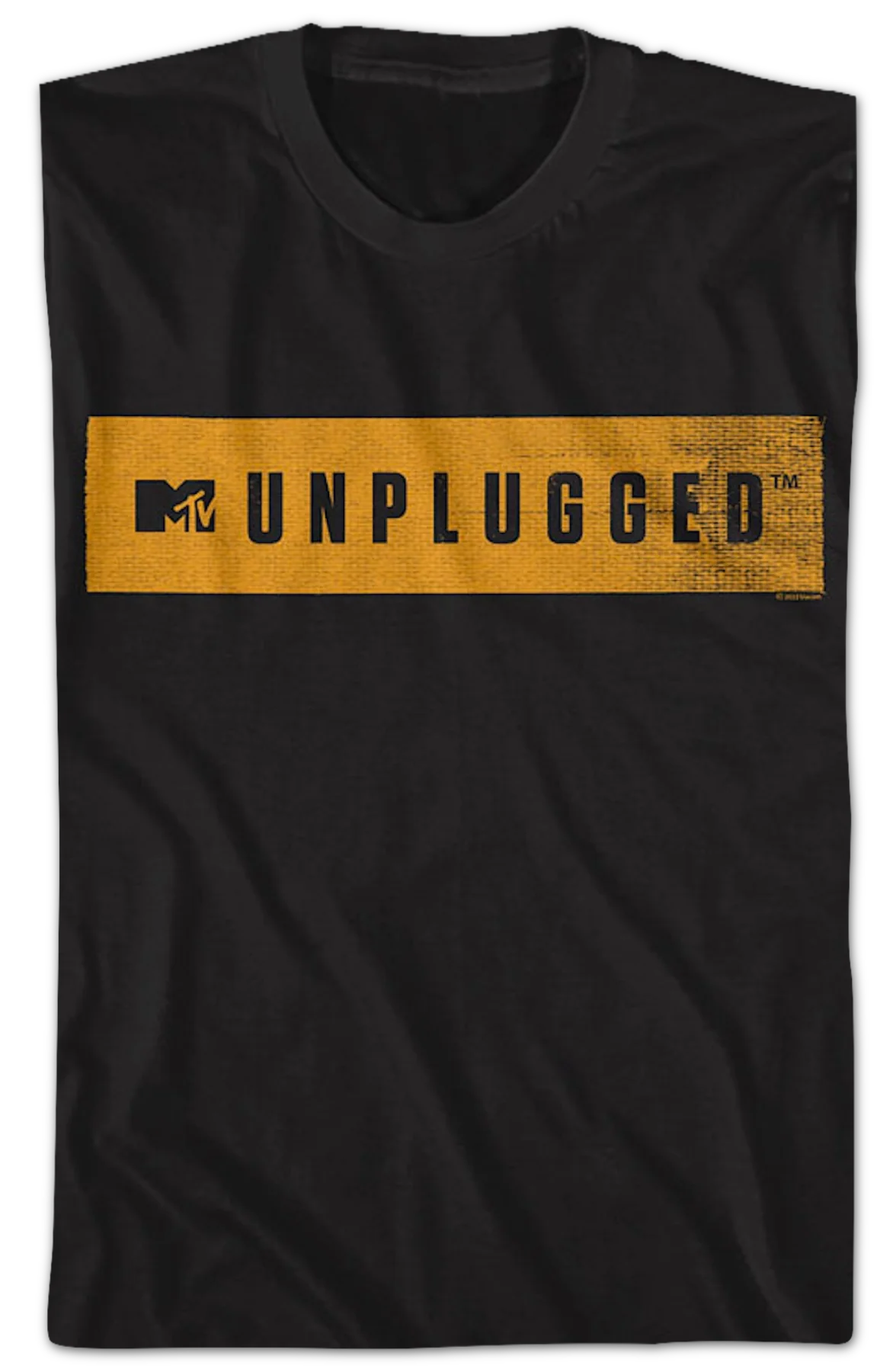 Distressed Unplugged Banner MTV Shirt - Image 2