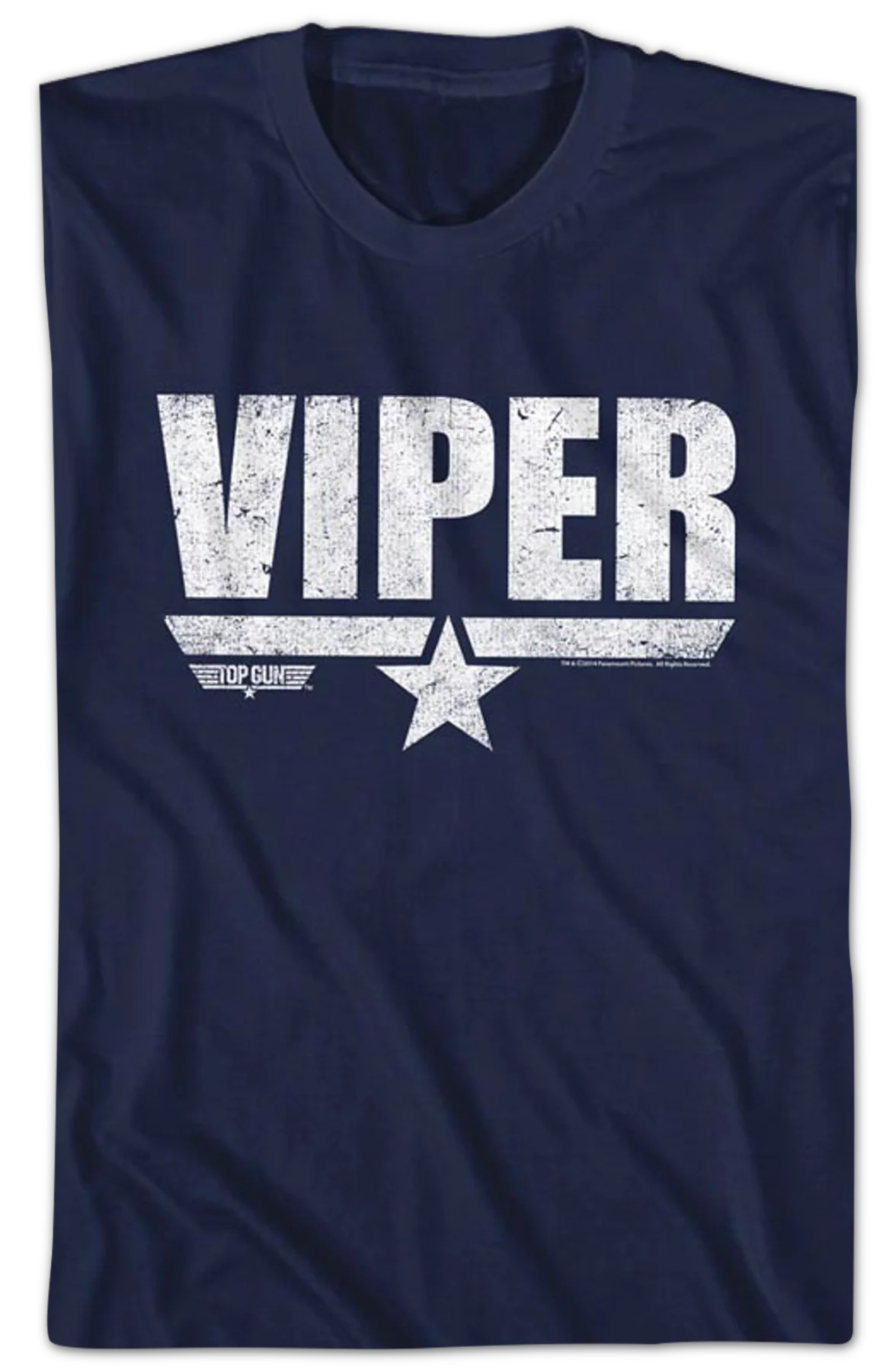 Distressed Viper Top Gun T-Shirt - Image 2