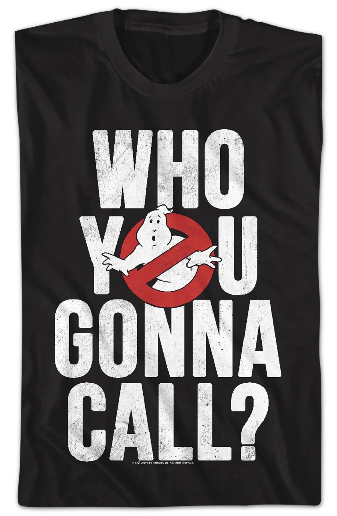 Distressed Who You Gonna Call Real Ghostbusters T-Shirt - Image 2