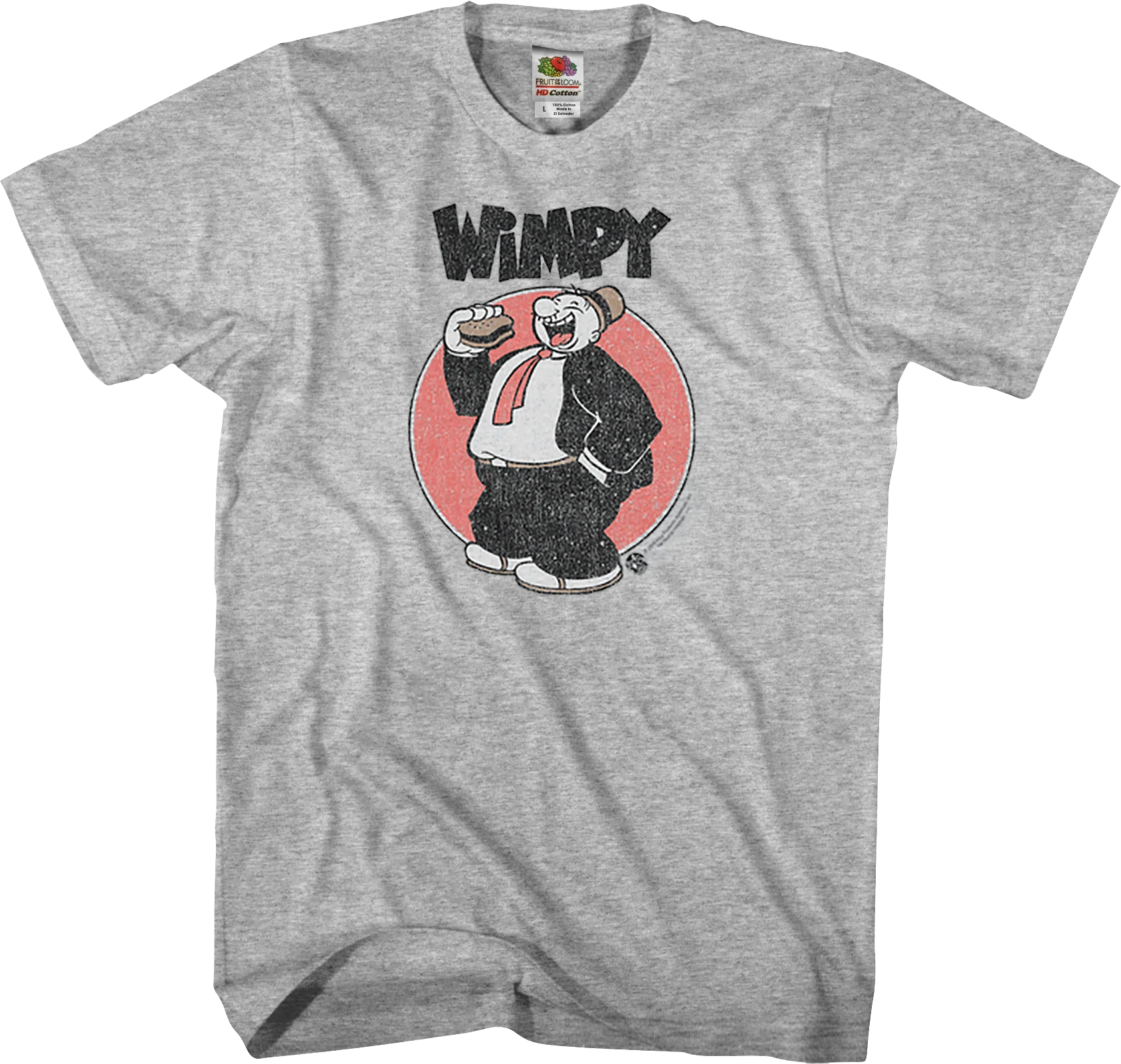 Distressed Wimpy Popeye T-Shirt