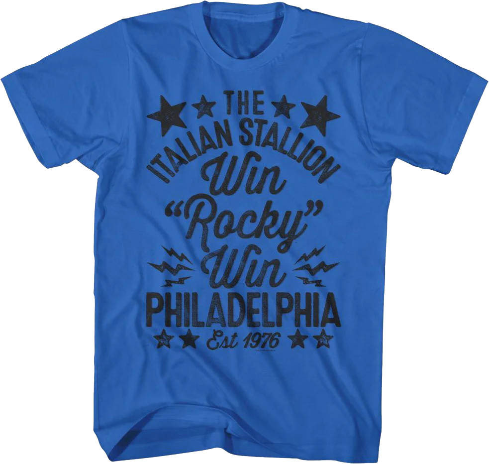 Distressed Win Rocky T-Shirt