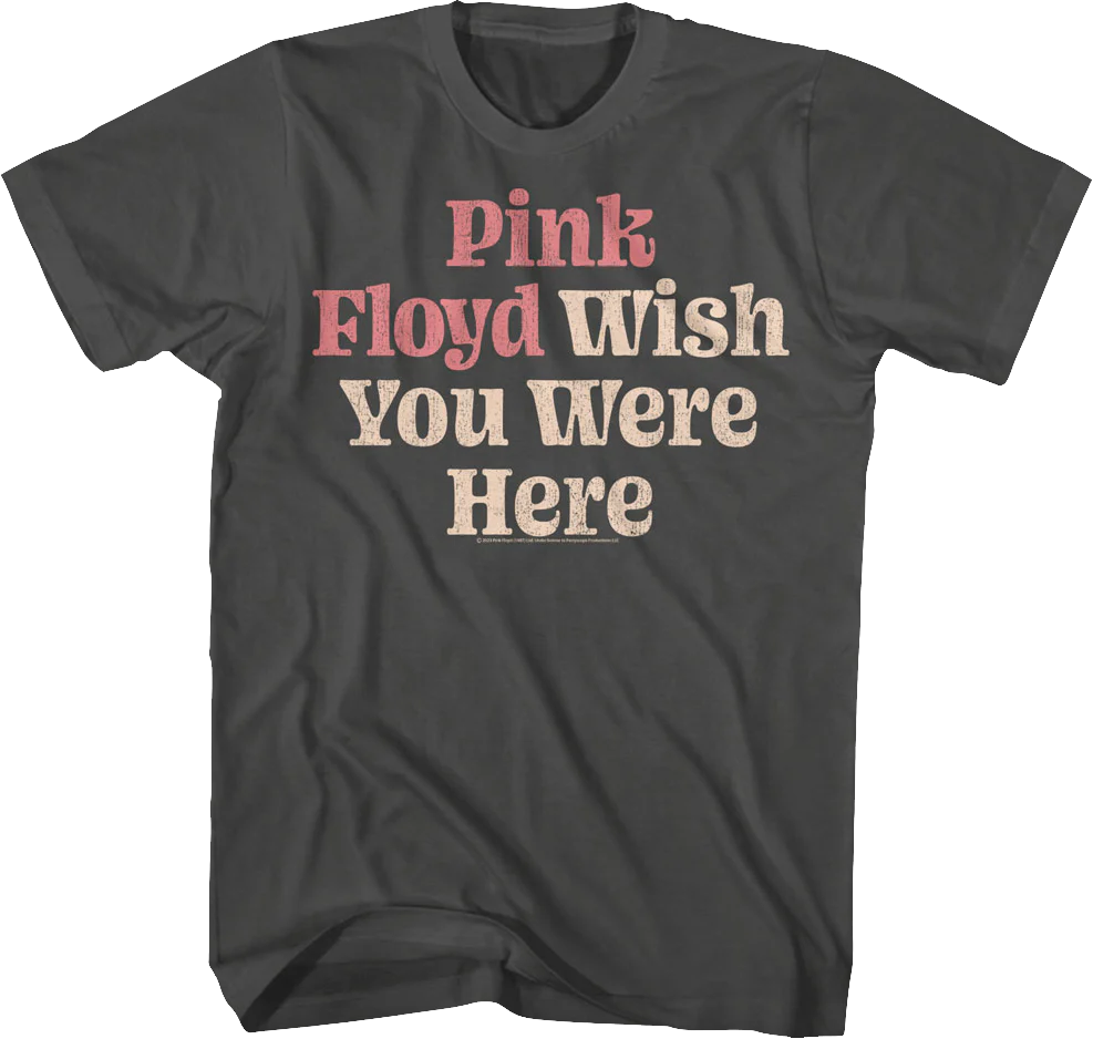 Distressed Wish You Were Here Pink Floyd T-Shirt