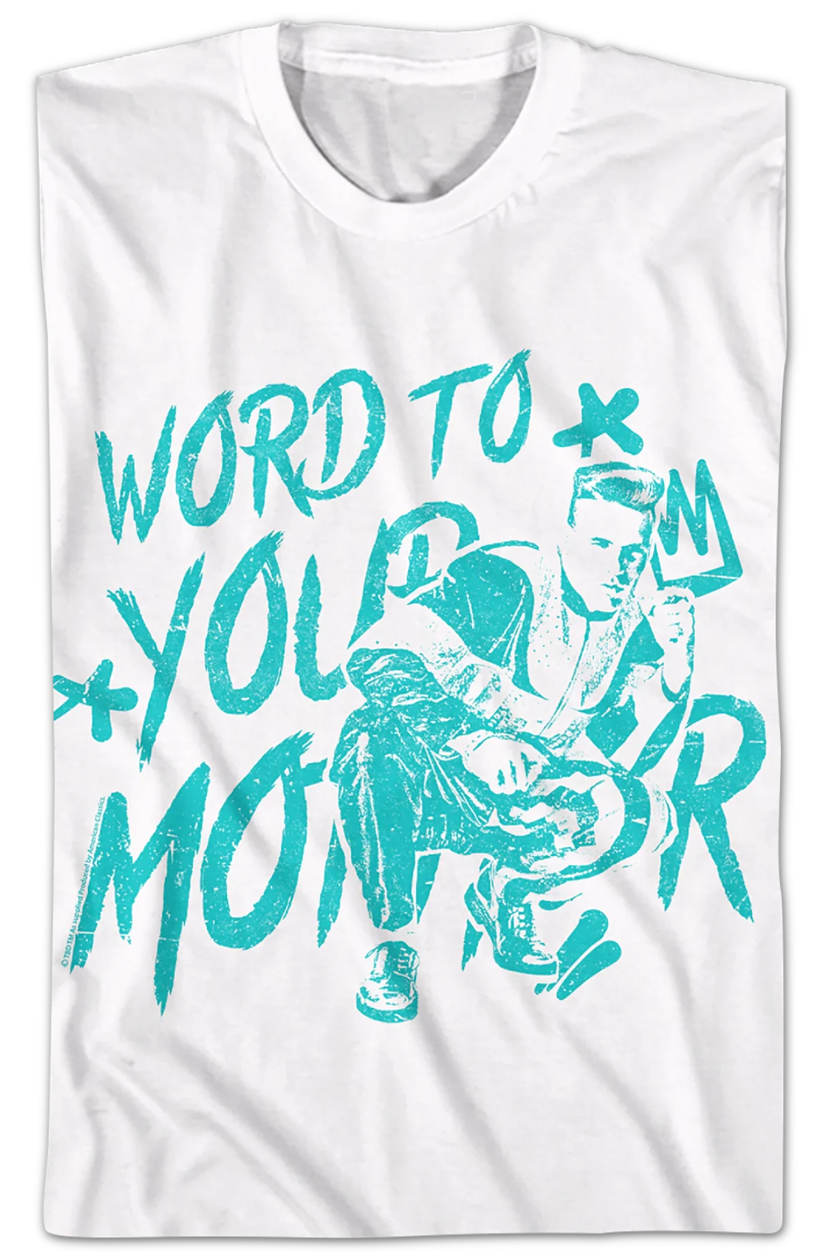 Distressed Word To Your Mother Vanilla Ice T-Shirt - Image 2