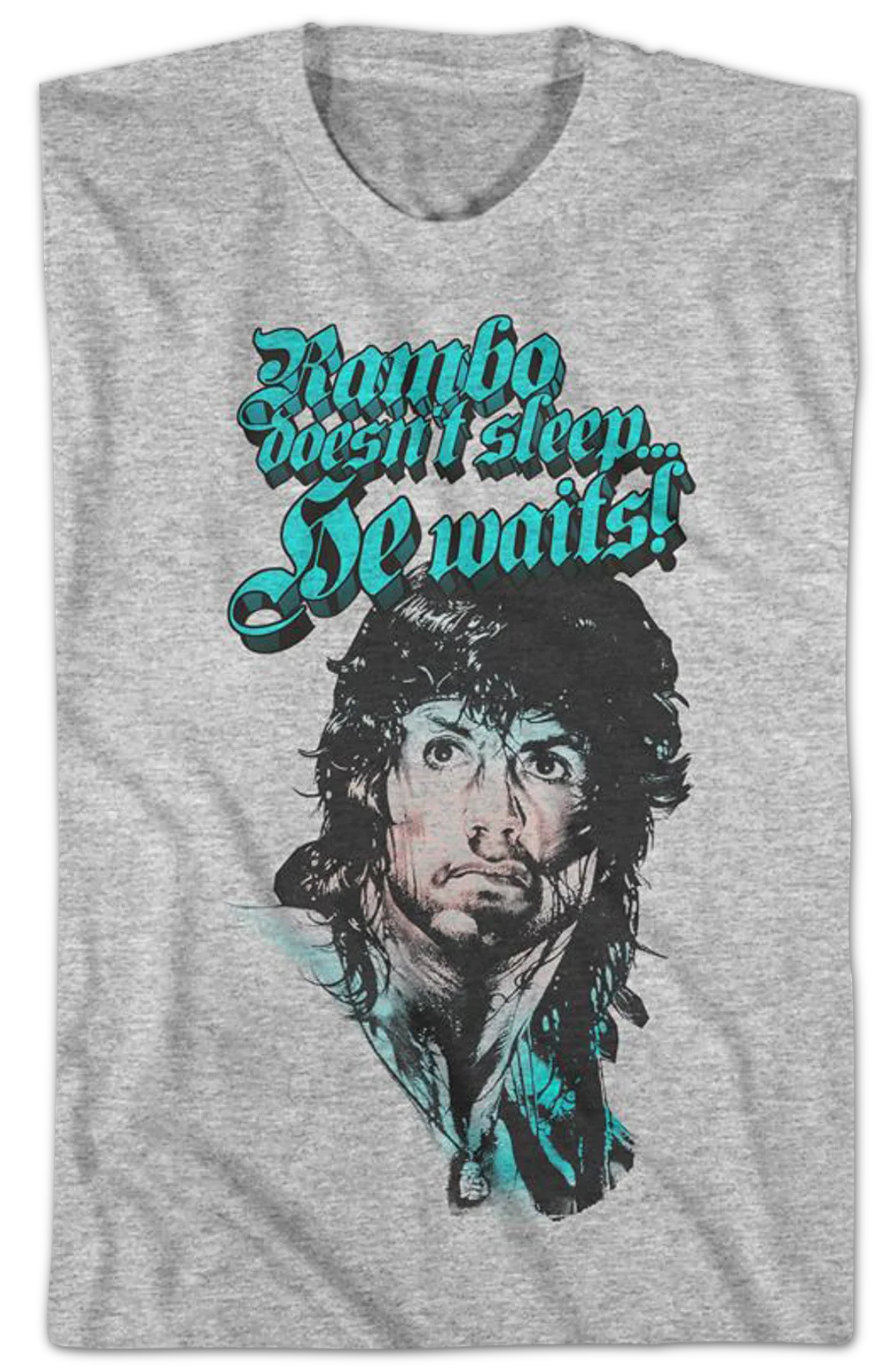 Doesn't Sleep Rambo T-Shirt - Image 2