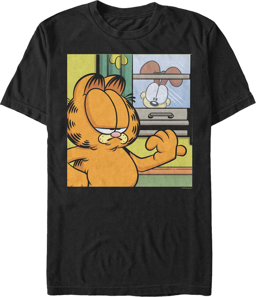 Doggie In The Window Garfield T-Shirt