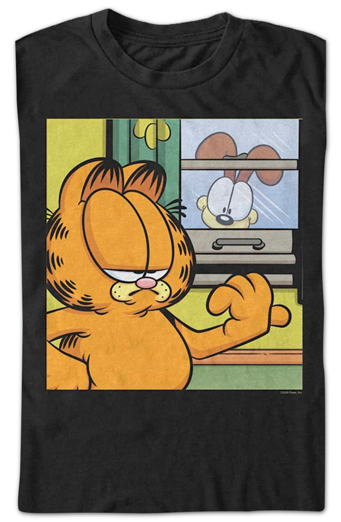 Doggie In The Window Garfield T-Shirt - Image 2