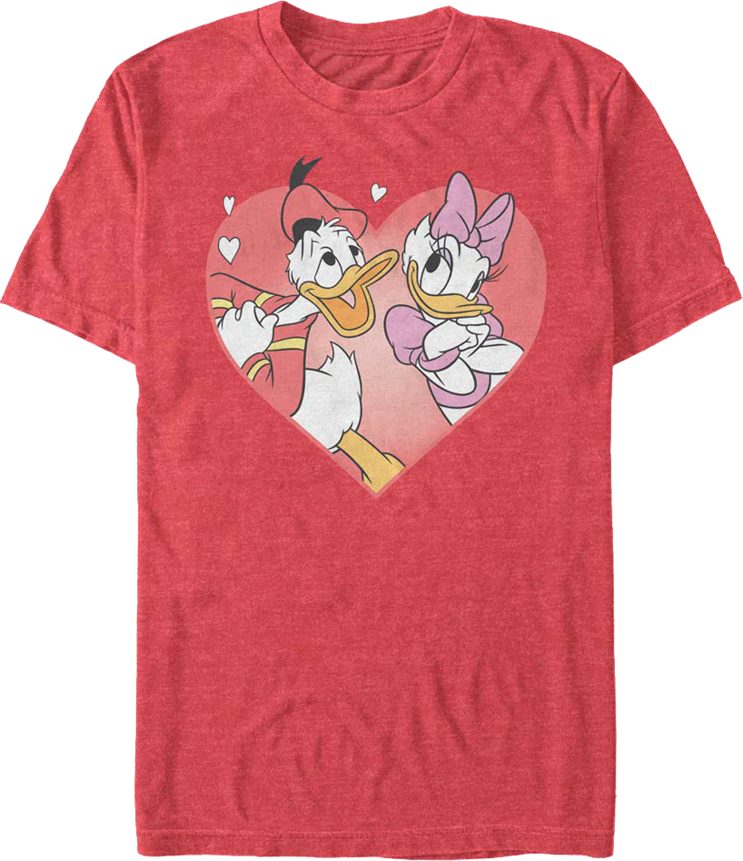 Donald And Daisy In Love Disney T-Shirt