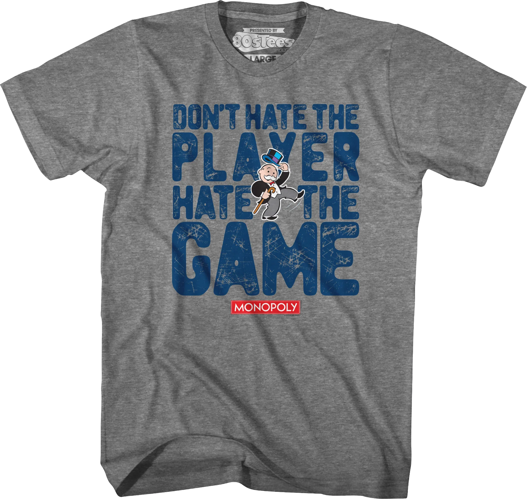 Don't Hate The Player Hate The Game Monopoly T-Shirt - Image 23