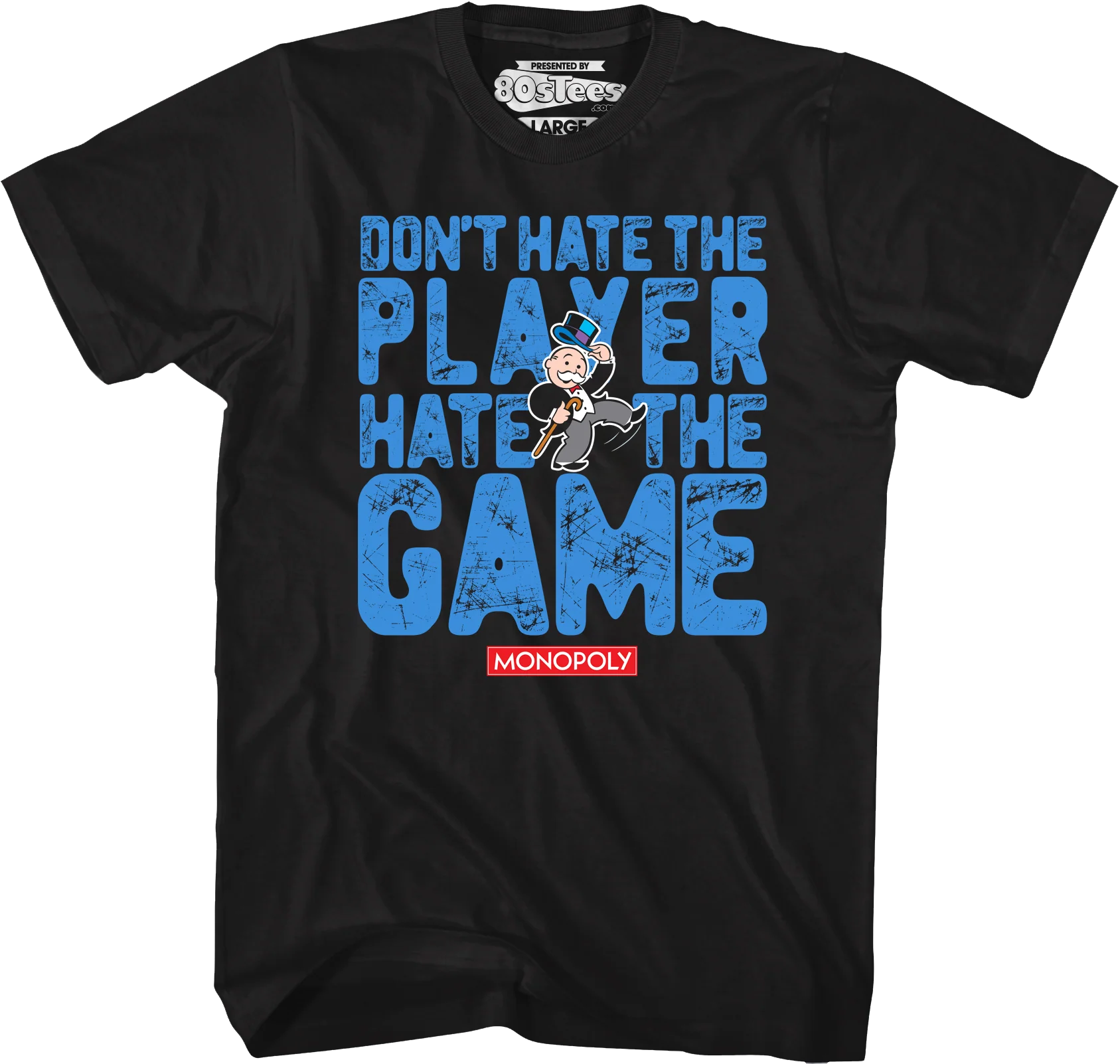 Don't Hate The Player Hate The Game Monopoly T-Shirt - Image 6