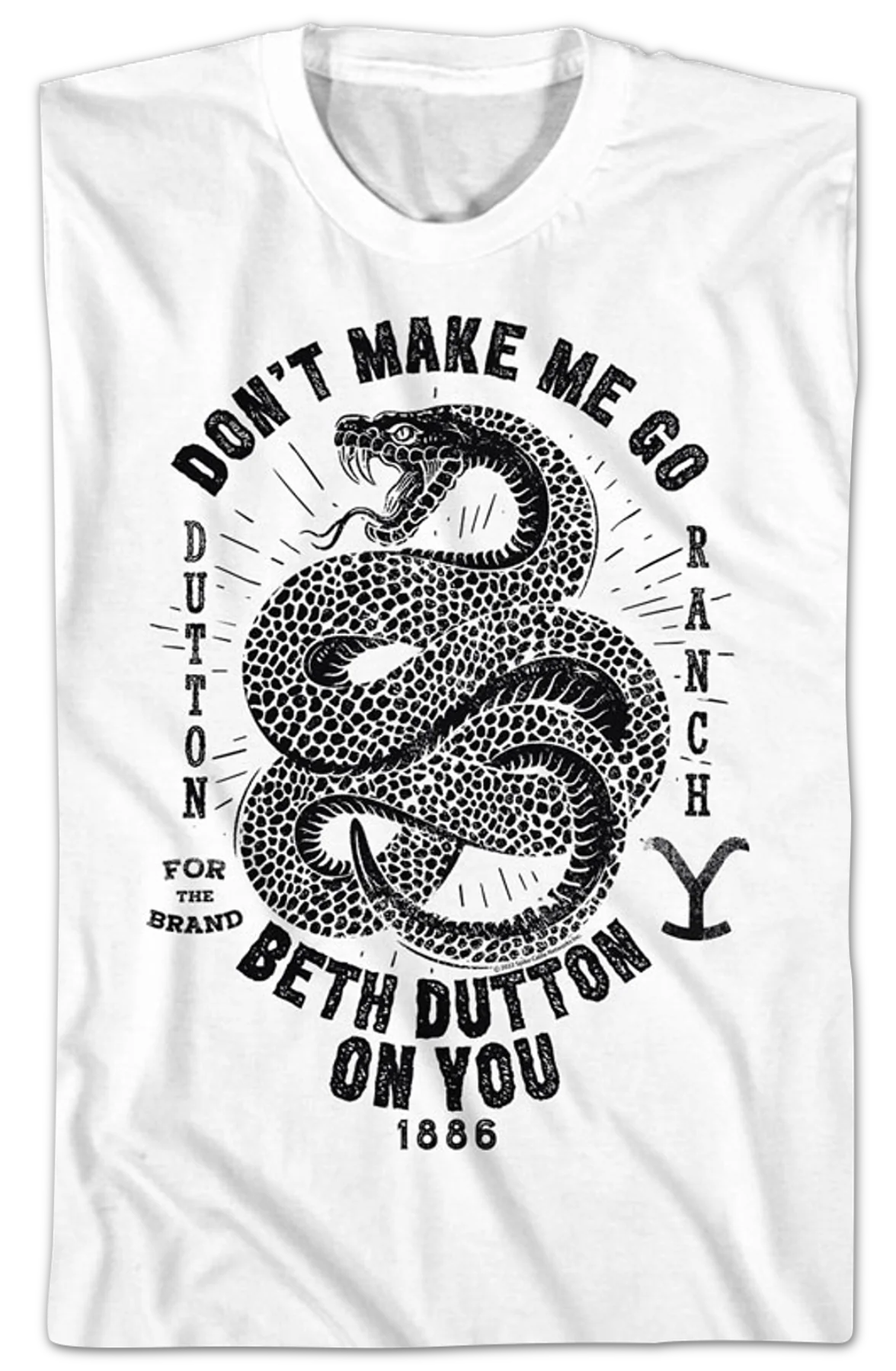 Don't Make Me Go Beth Dutton On You Yellowstone T-Shirt - Image 2